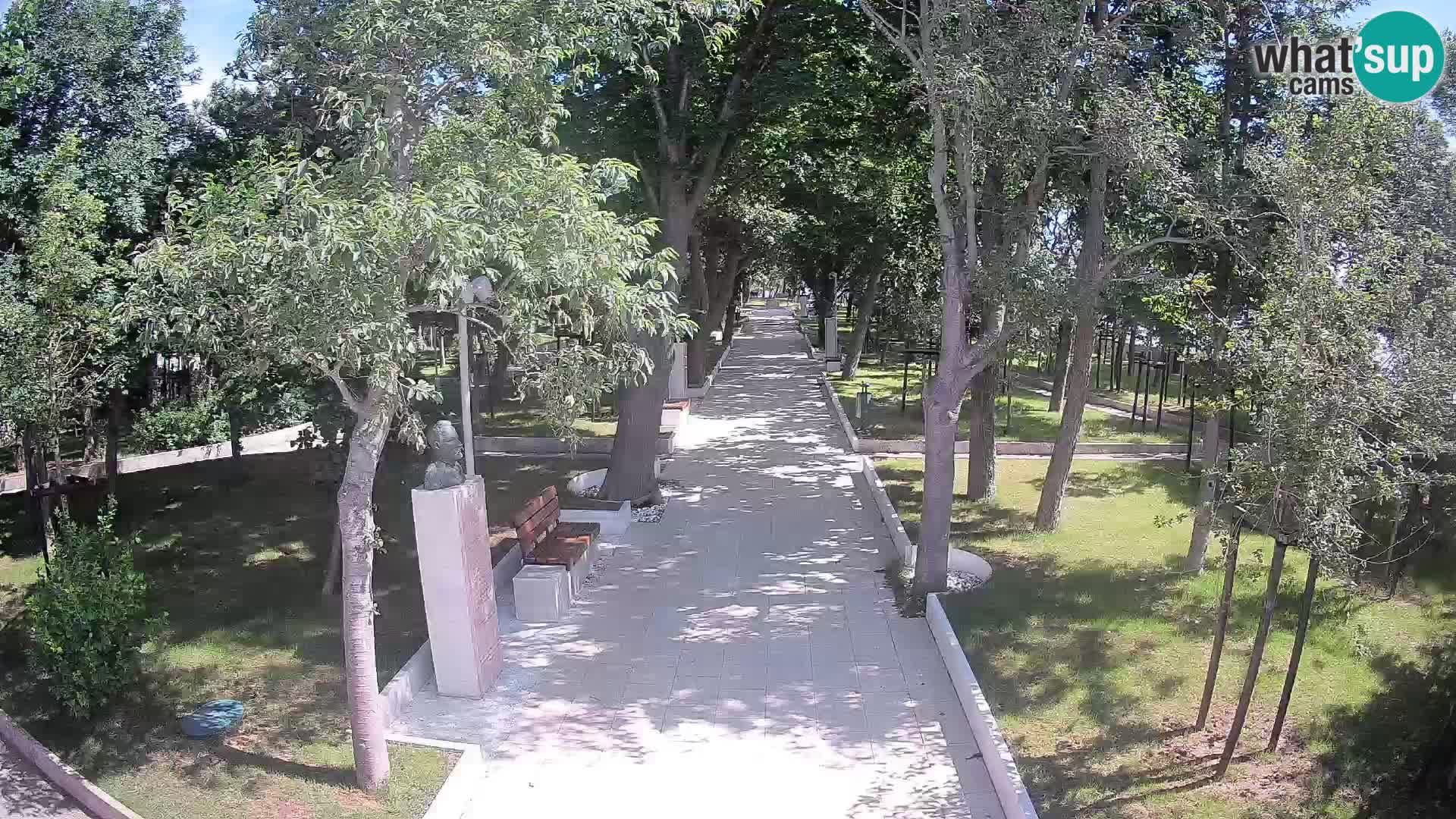 Writers’ Park Webcam Senj – Live by the Sea