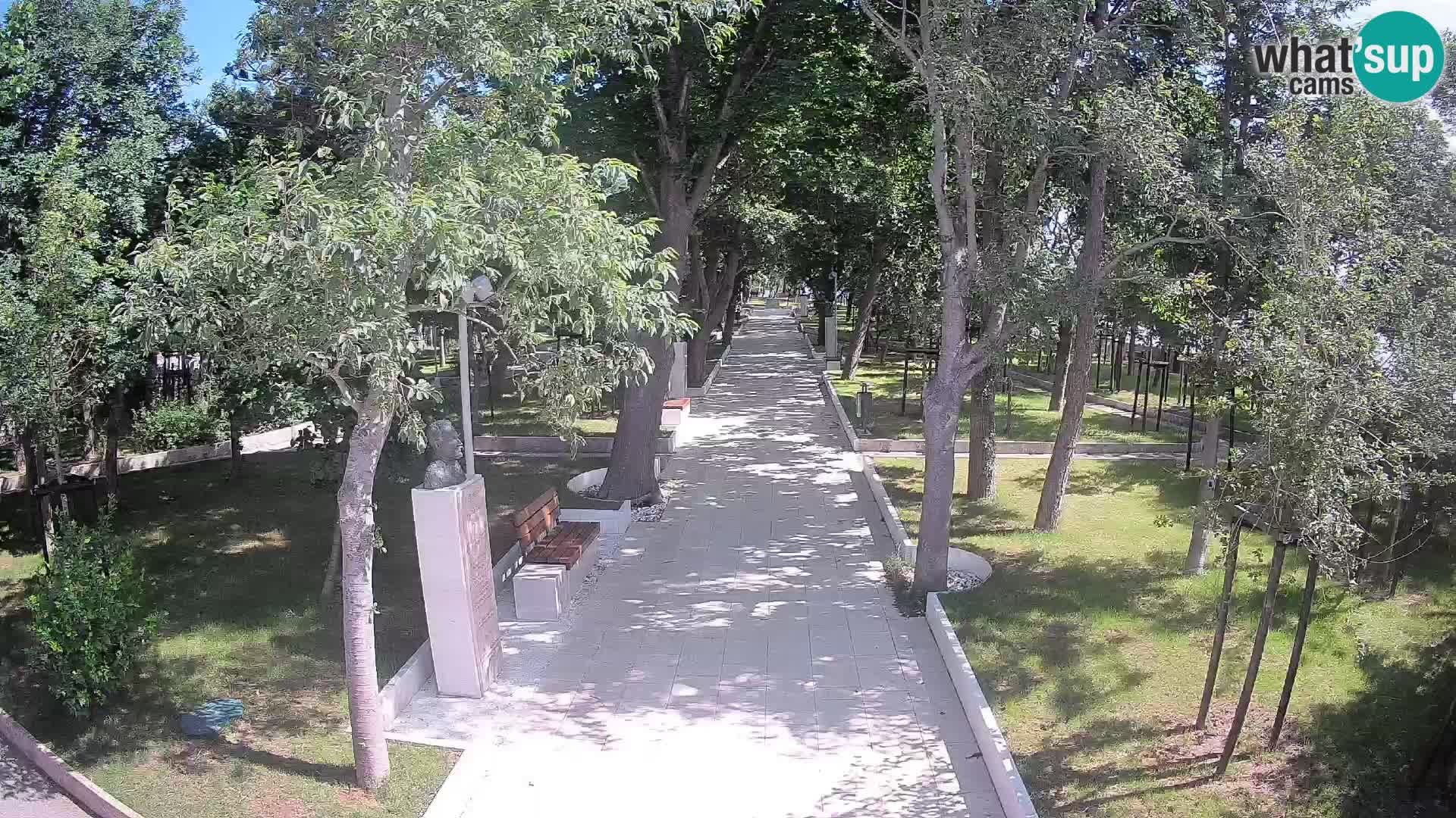 Webcam Schriftstellerpark Senj – Live am Meer