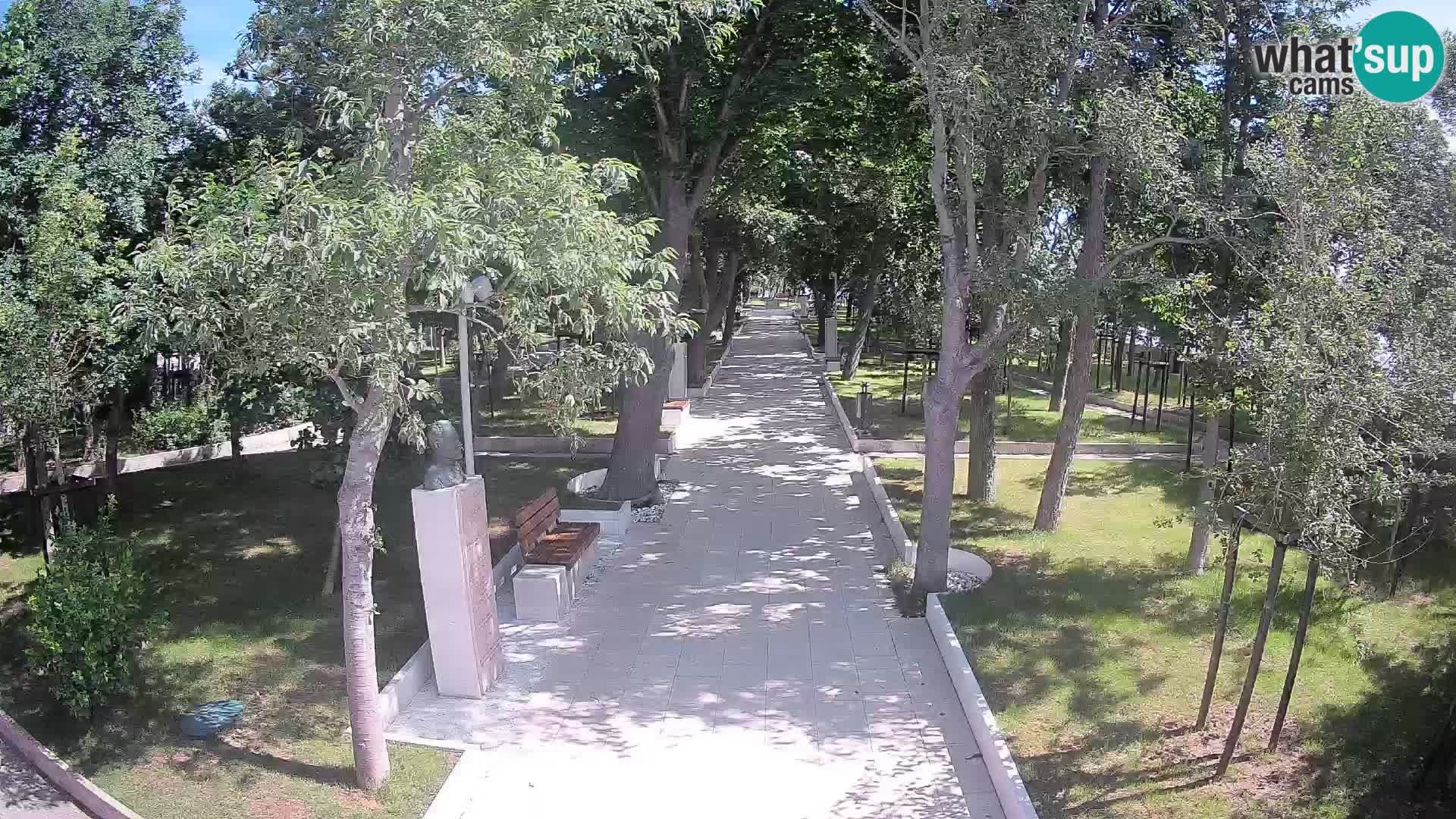 Writers’ Park Webcam Senj – Live by the Sea