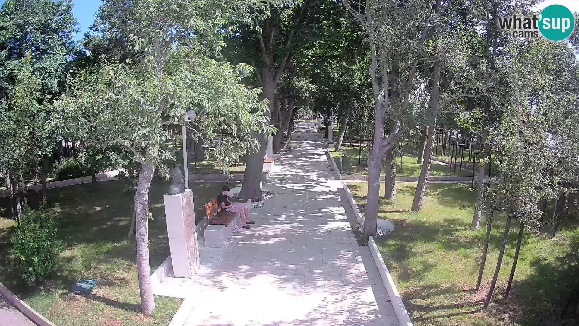 Writers’ Park Webcam Senj – Live by the Sea
