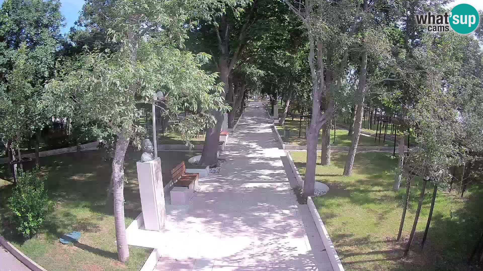 Writers’ Park Webcam Senj – Live by the Sea