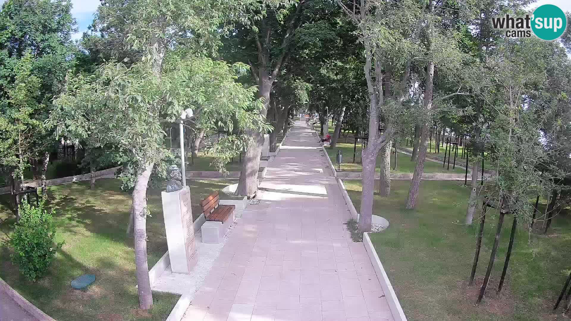 Writers’ Park Webcam Senj – Live by the Sea