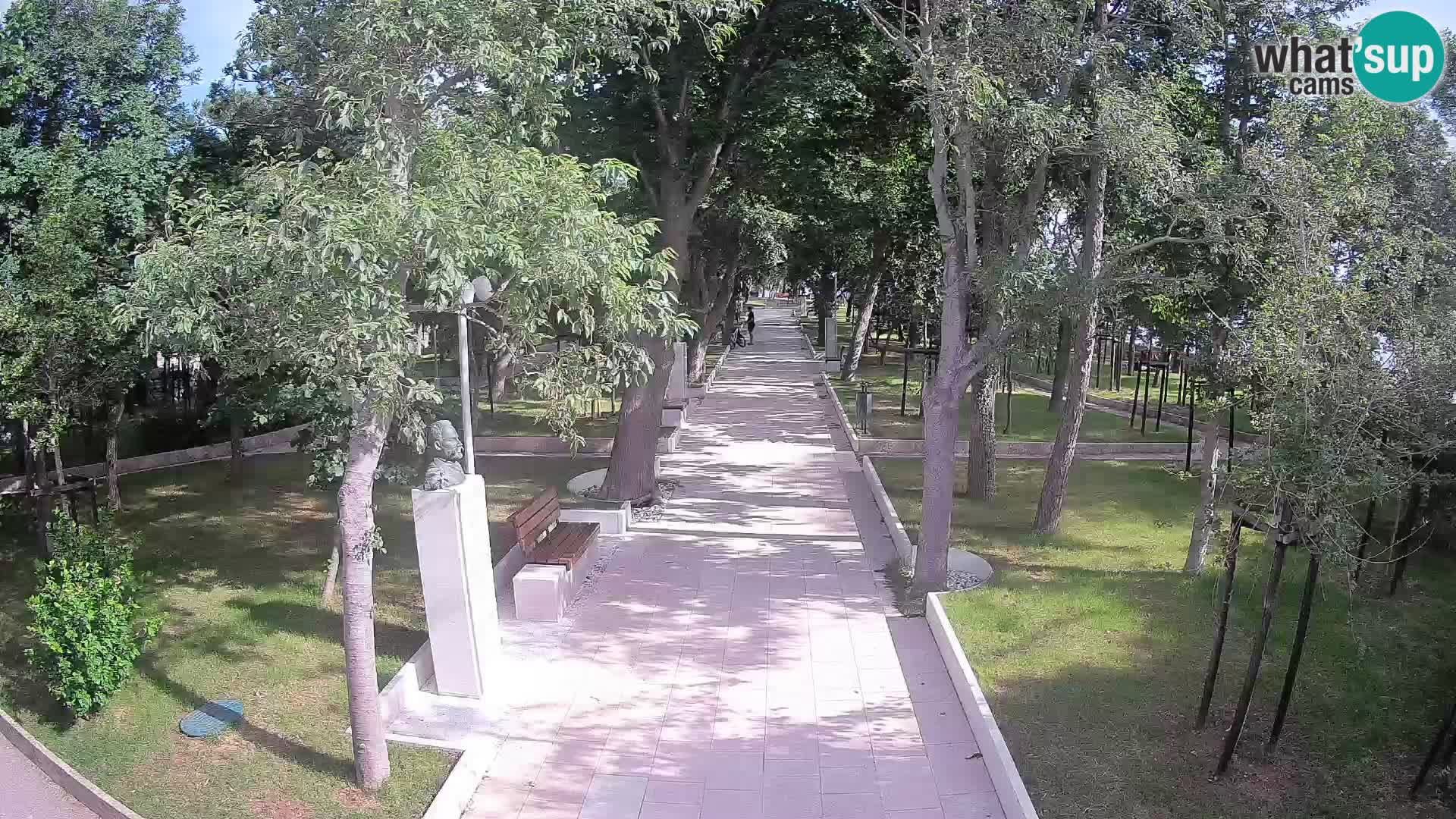 Webcam Schriftstellerpark Senj – Live am Meer