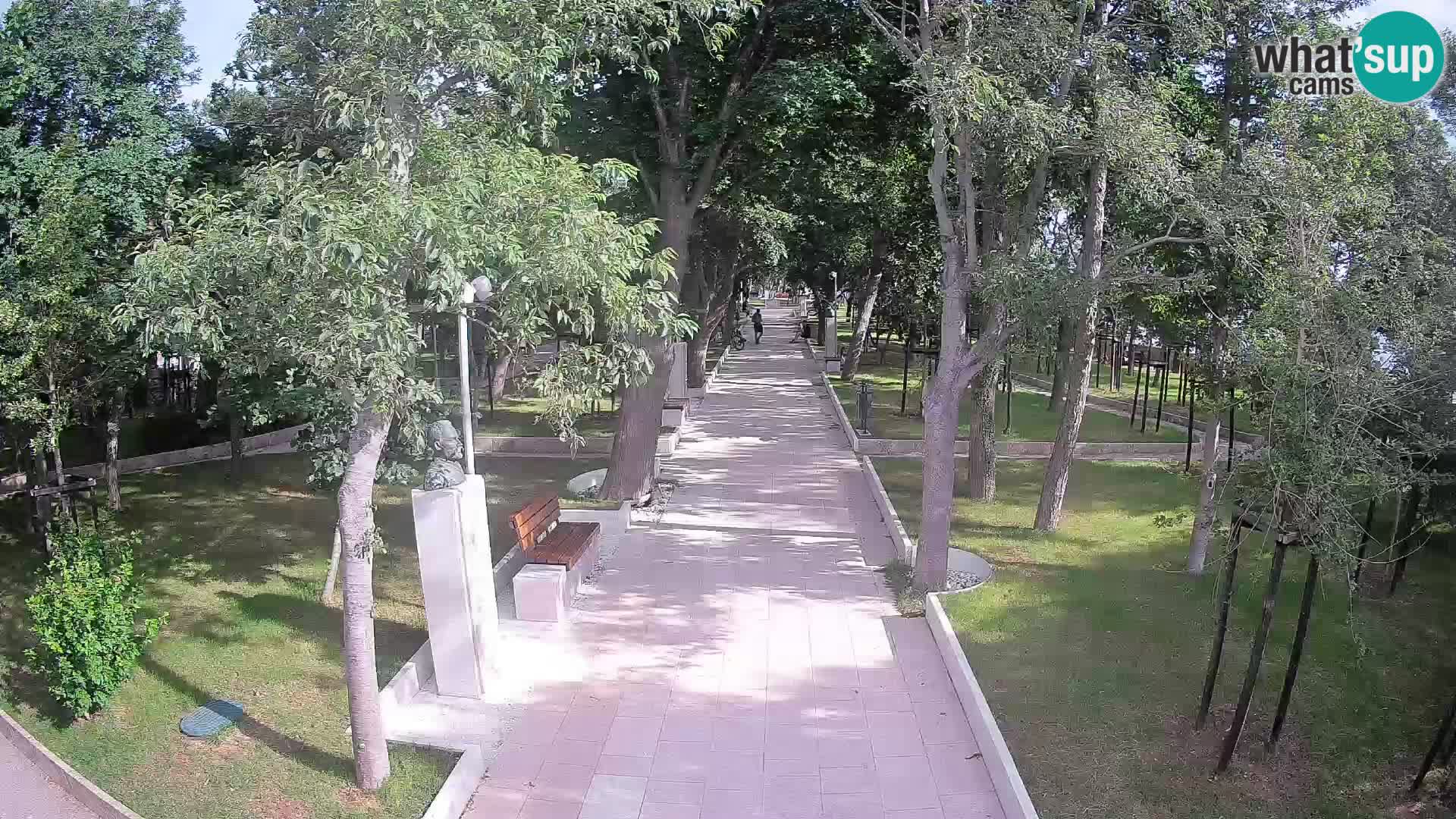 Writers’ Park Webcam Senj – Live by the Sea
