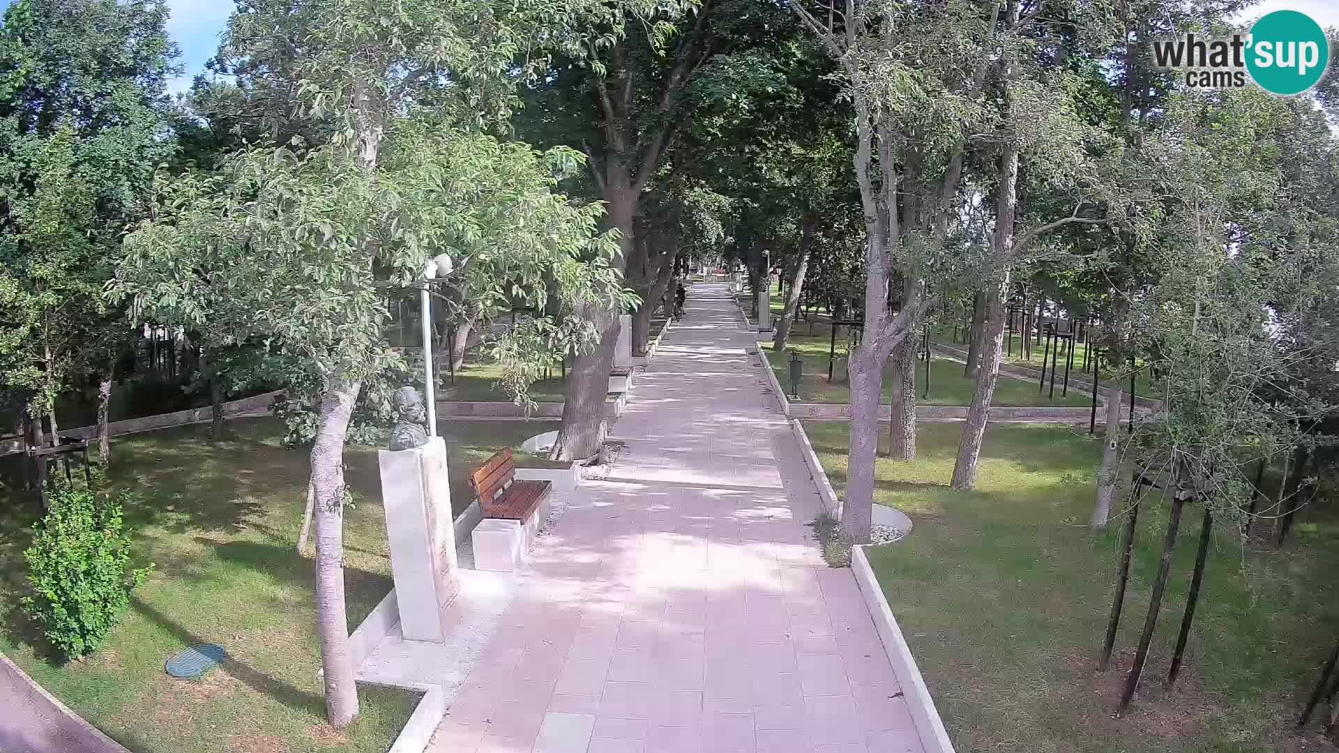 Webcam Schriftstellerpark Senj – Live am Meer