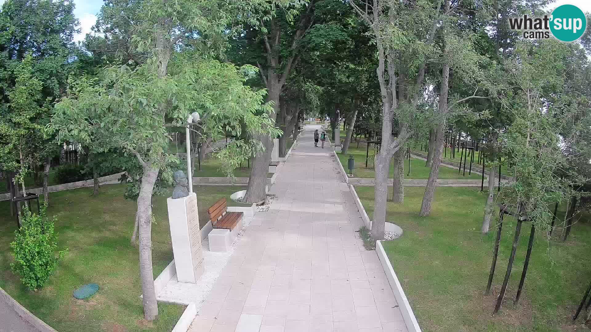 Writers’ Park Webcam Senj – Live by the Sea