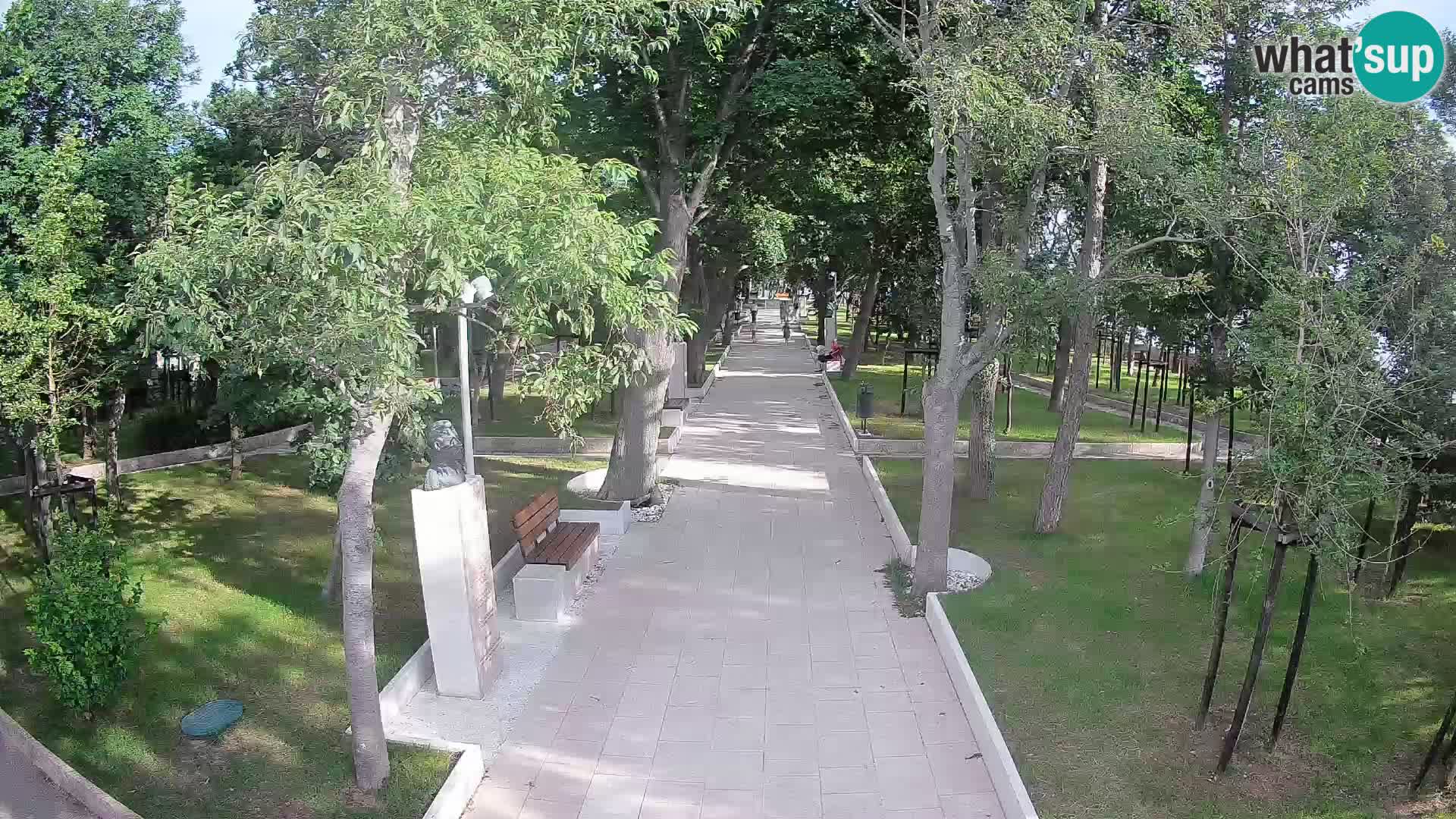 Writers’ Park Webcam Senj – Live by the Sea