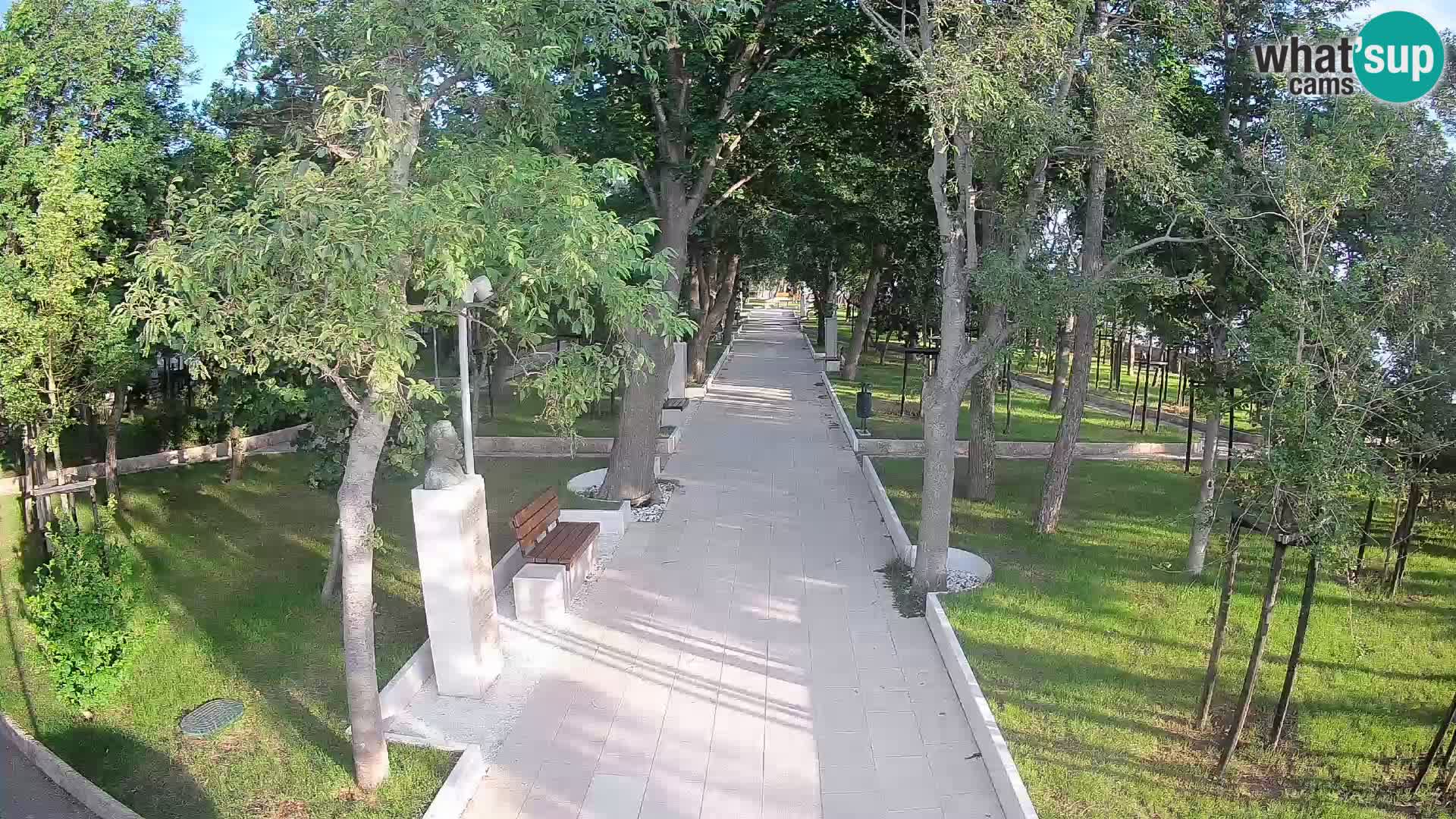 Writers’ Park Webcam Senj – Live by the Sea