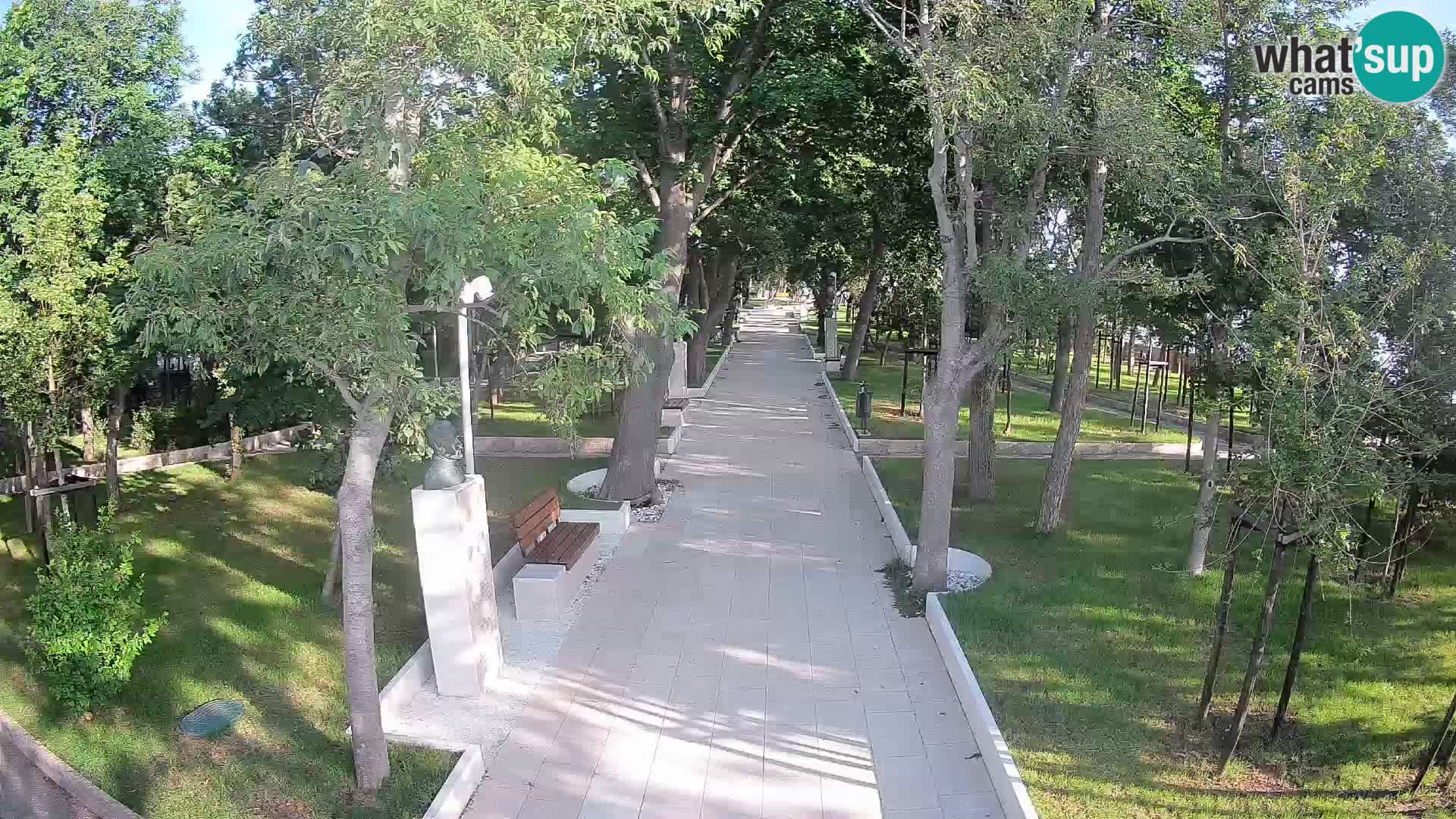 Writers’ Park Webcam Senj – Live by the Sea