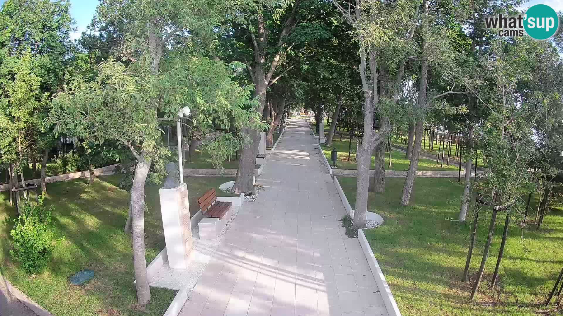 Writers’ Park Webcam Senj – Live by the Sea