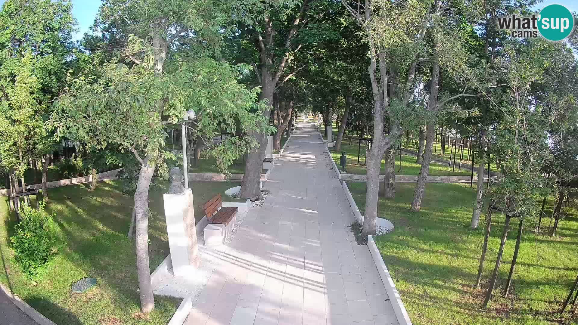 Writers’ Park Webcam Senj – Live by the Sea