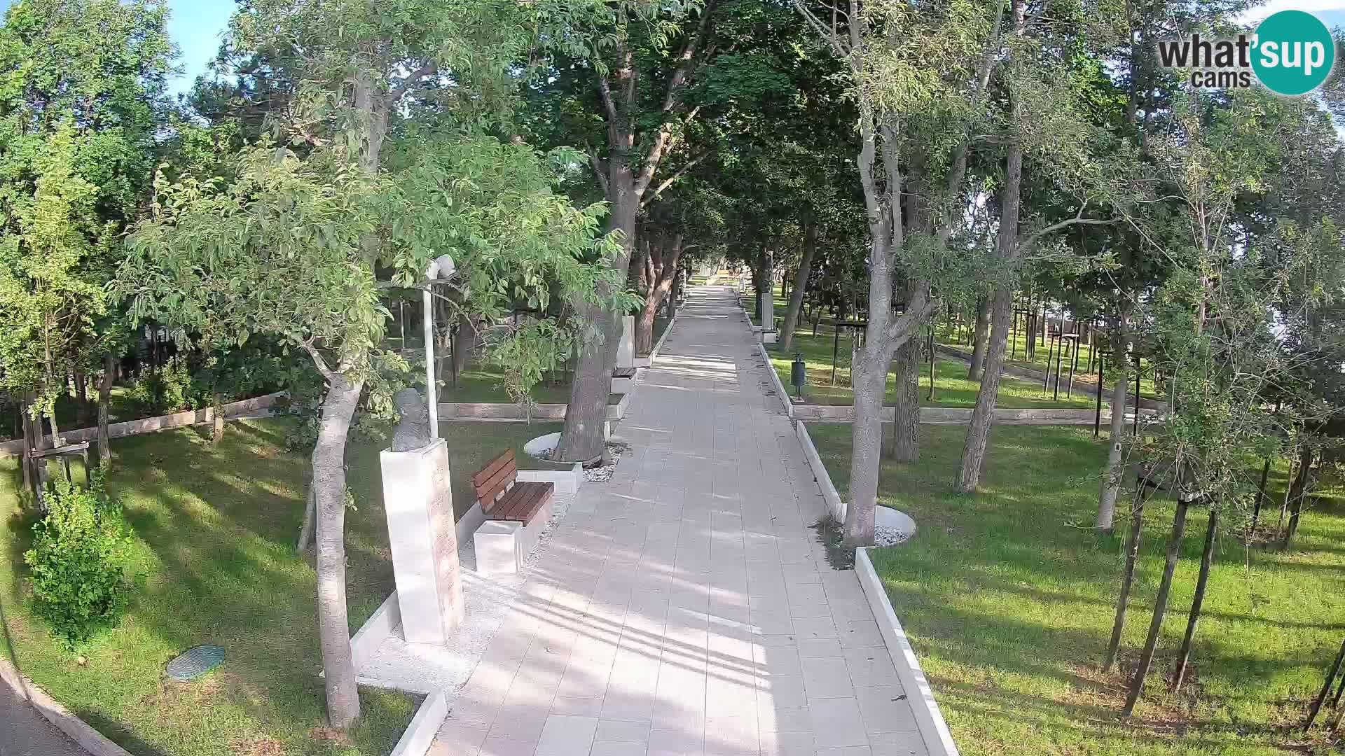 Webcam Schriftstellerpark Senj – Live am Meer