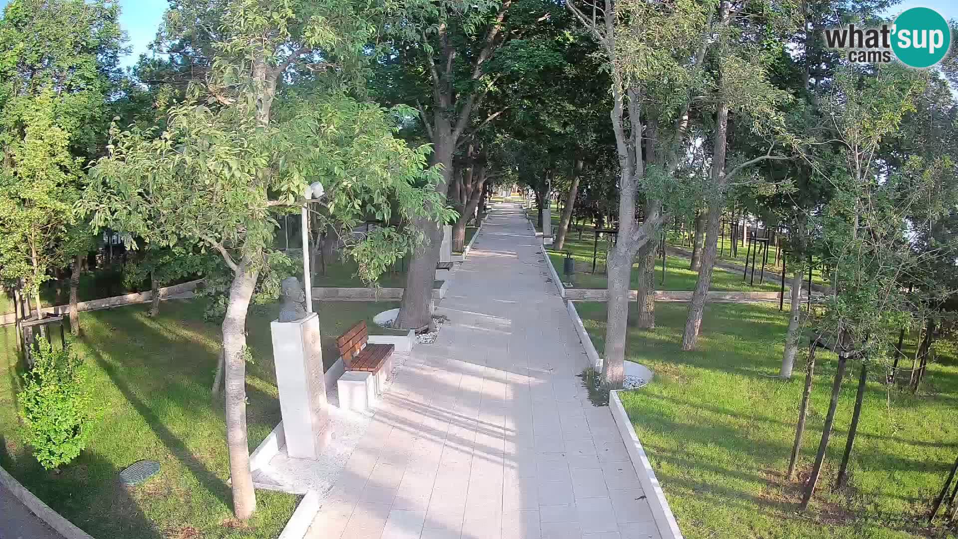 Writers’ Park Webcam Senj – Live by the Sea