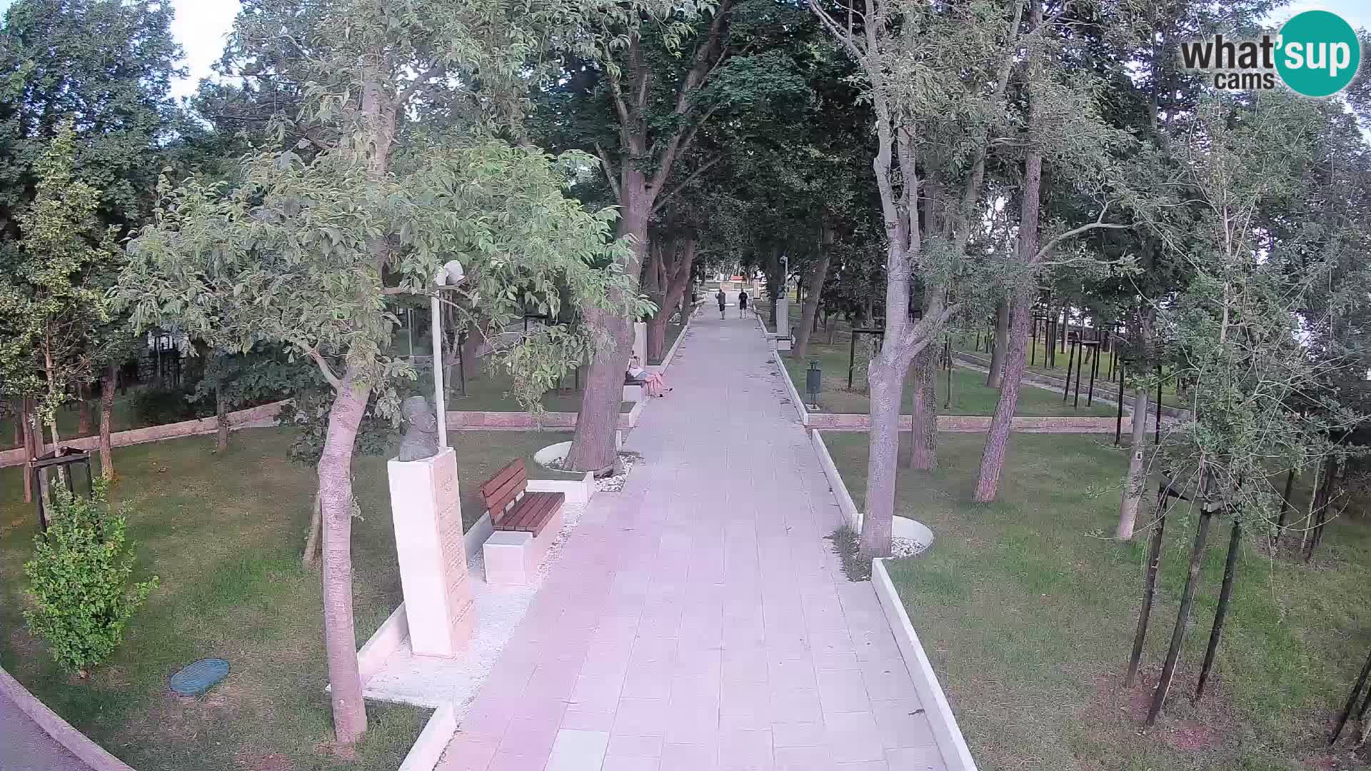 Webcam Schriftstellerpark Senj – Live am Meer