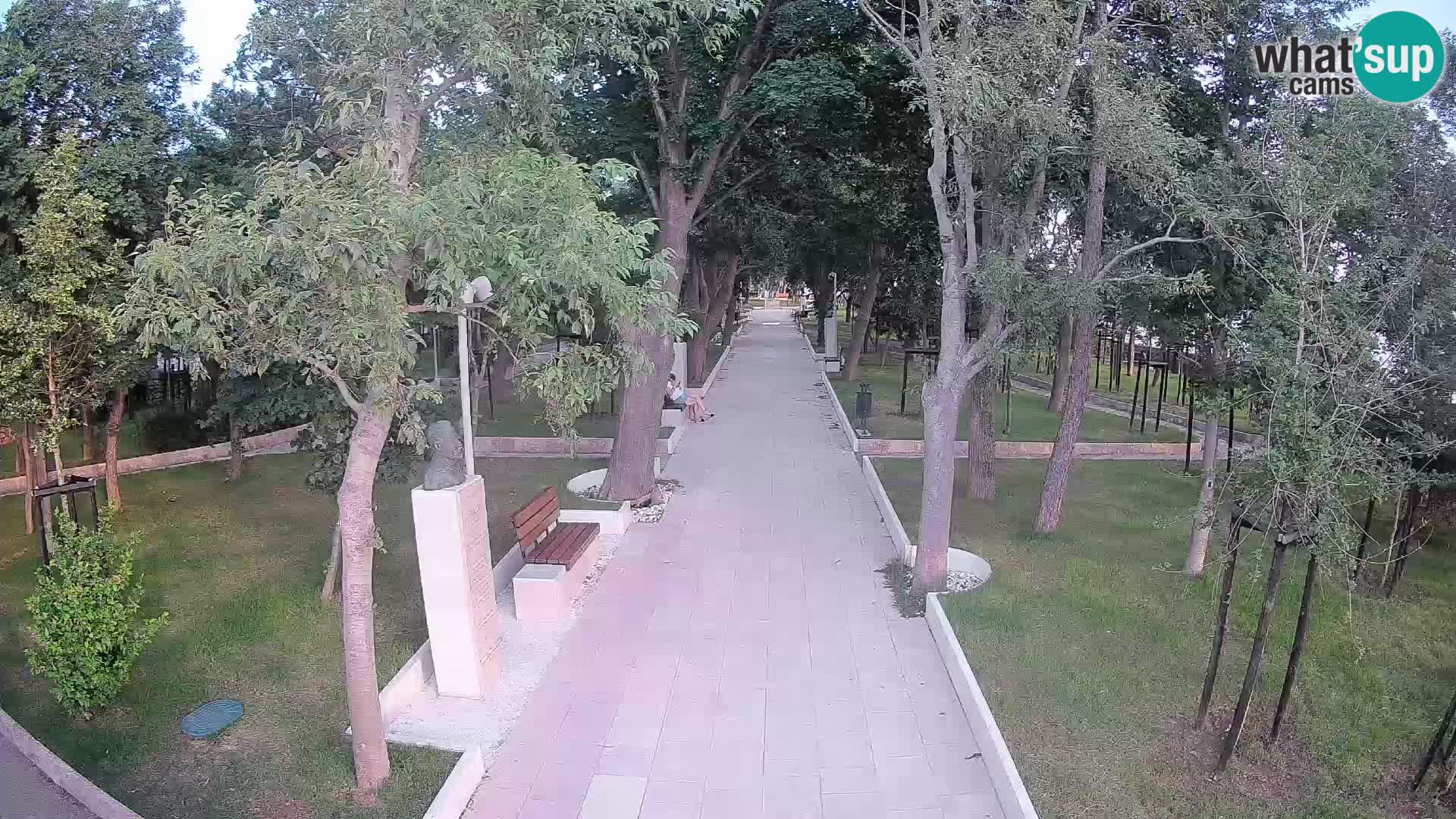 Webcam Schriftstellerpark Senj – Live am Meer