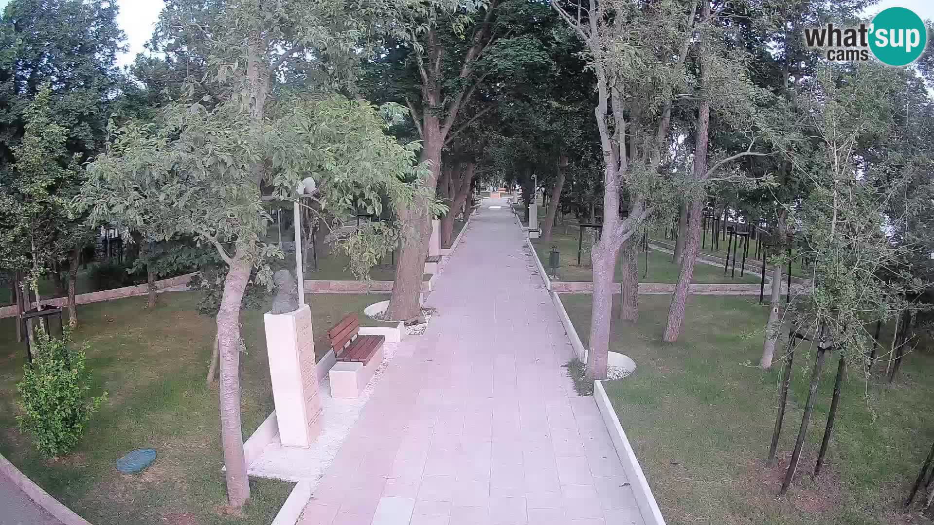 Writers’ Park Webcam Senj – Live by the Sea