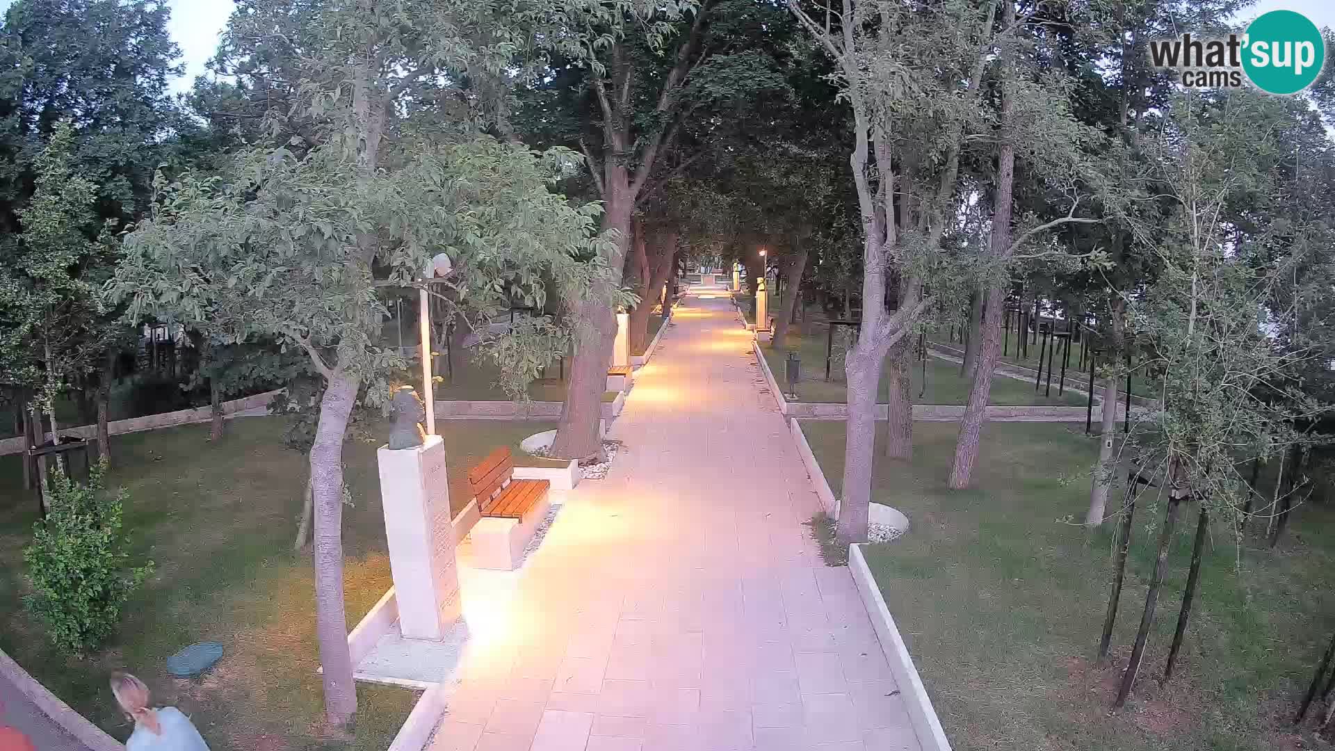 Webcam Schriftstellerpark Senj – Live am Meer