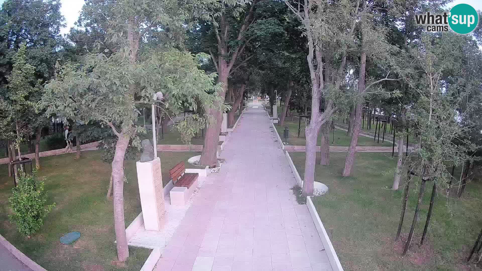 Writers’ Park Webcam Senj – Live by the Sea
