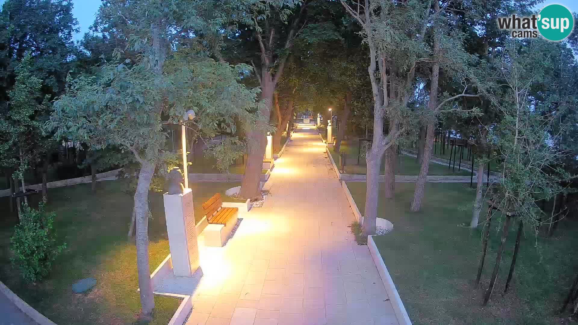 Writers’ Park Webcam Senj – Live by the Sea