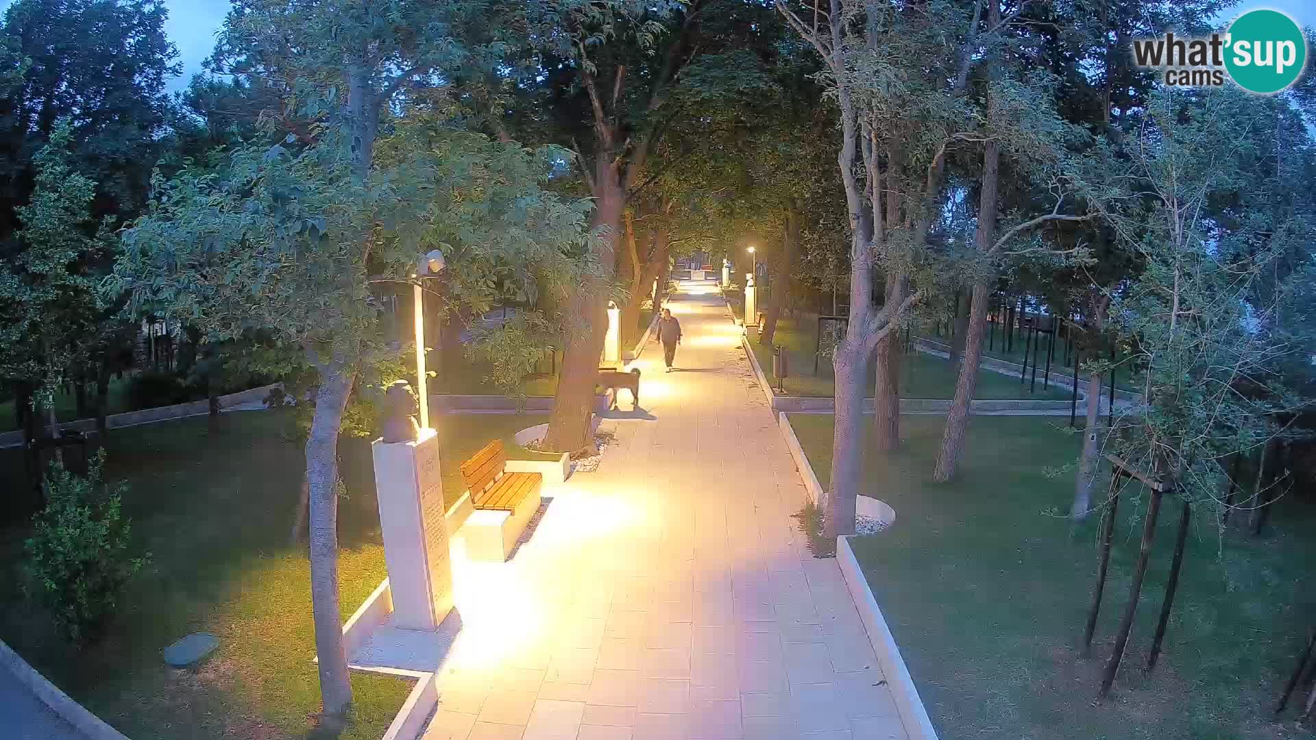 Writers’ Park Webcam Senj – Live by the Sea