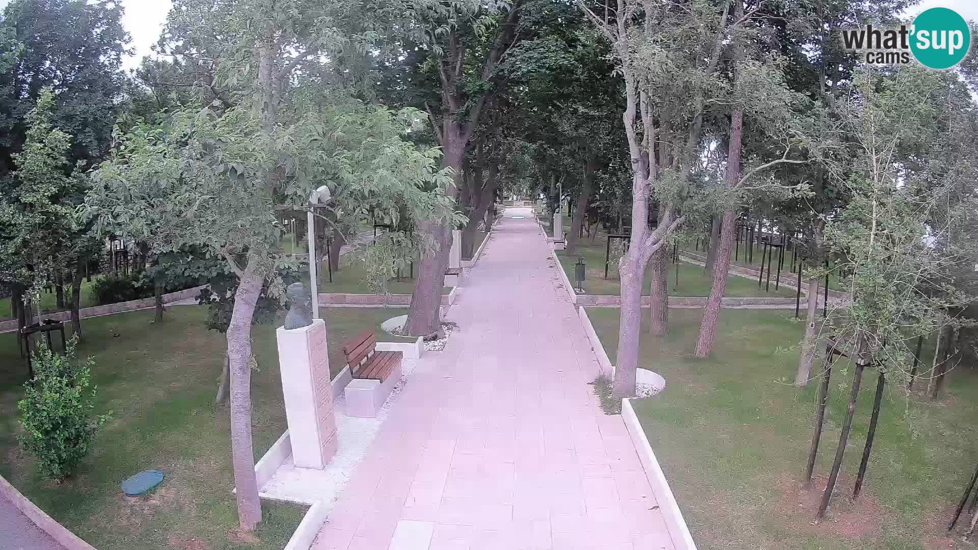Writers’ Park Webcam Senj – Live by the Sea