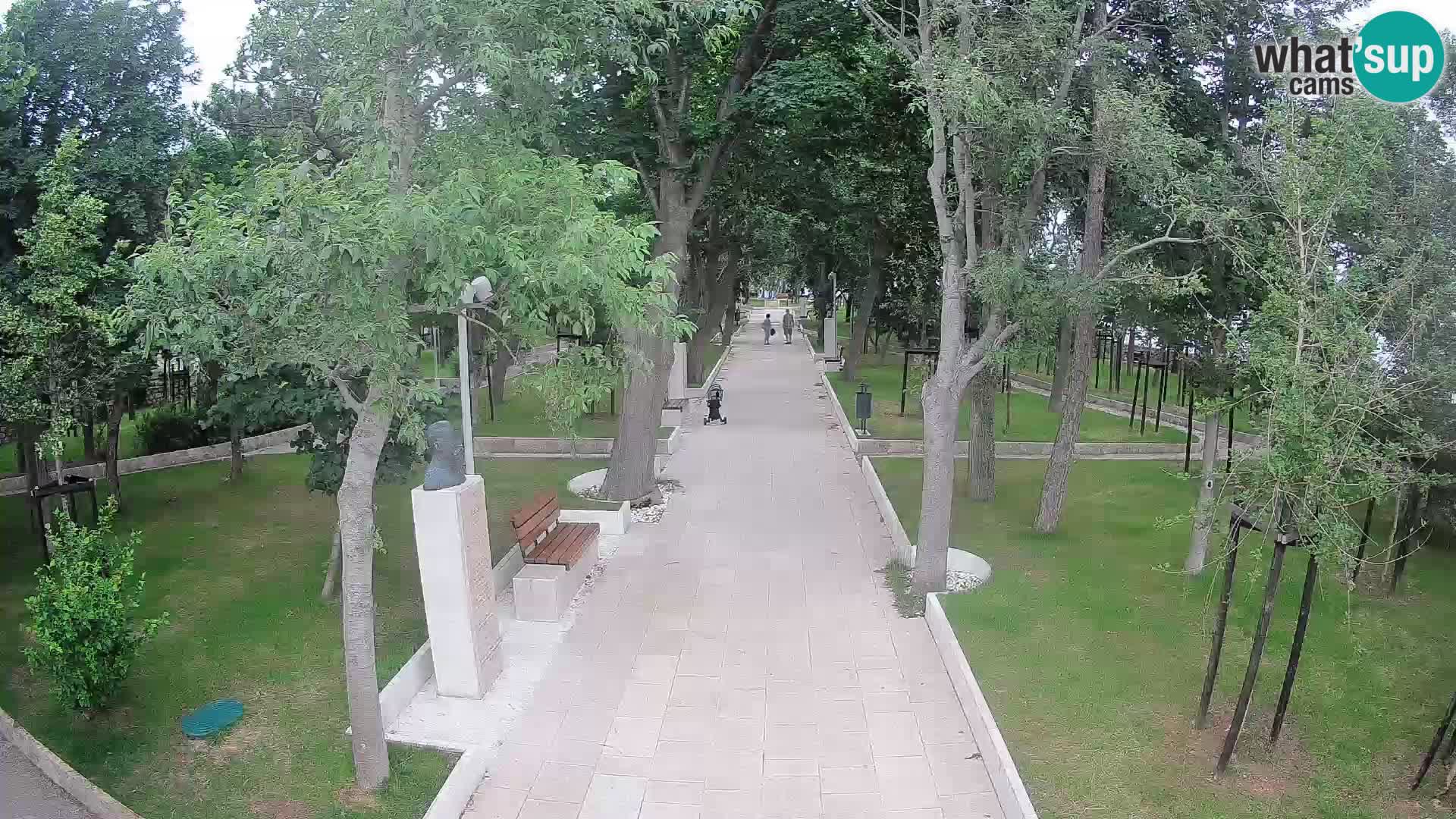 Writers’ Park Webcam Senj – Live by the Sea