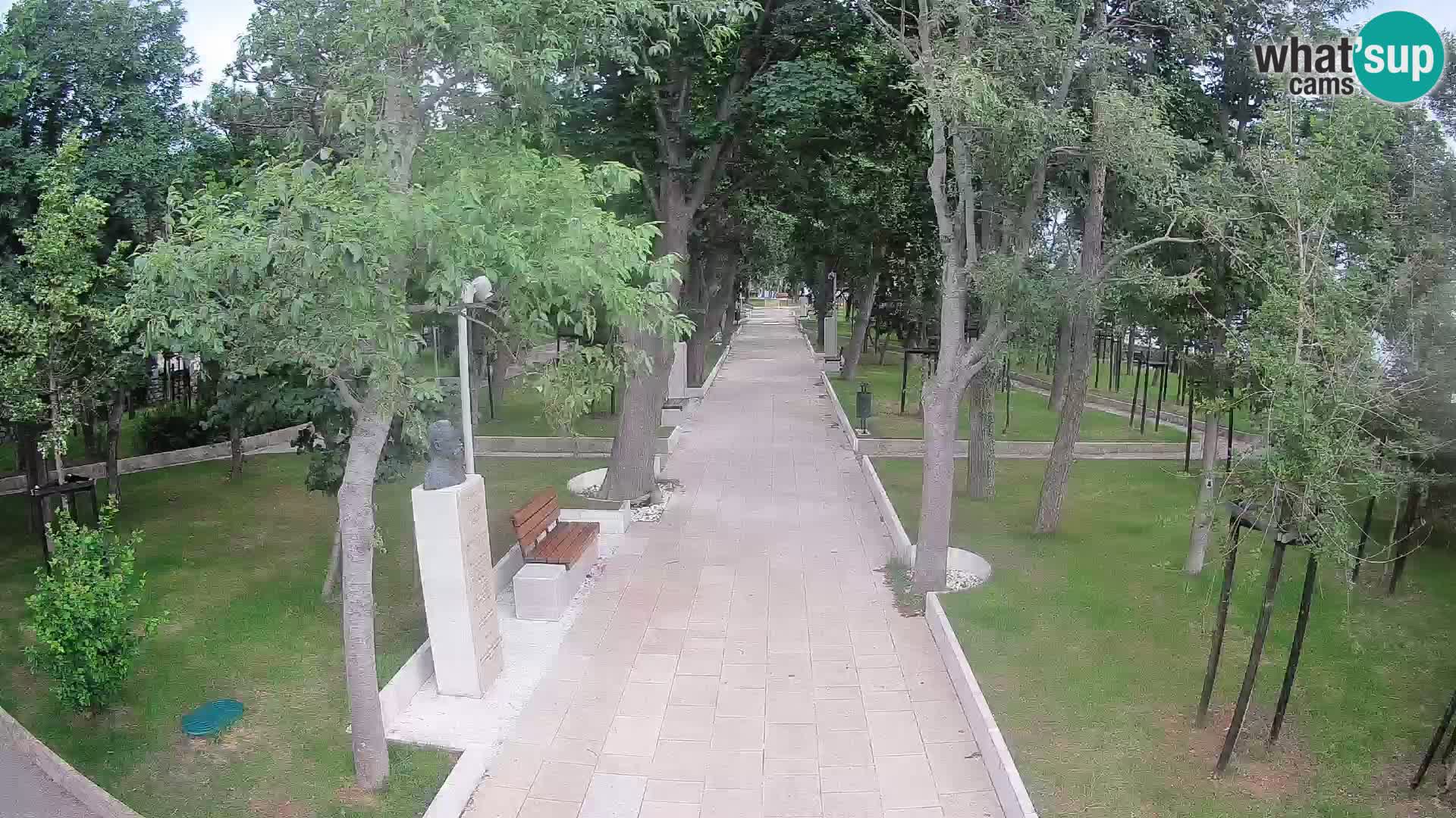 Writers’ Park Webcam Senj – Live by the Sea