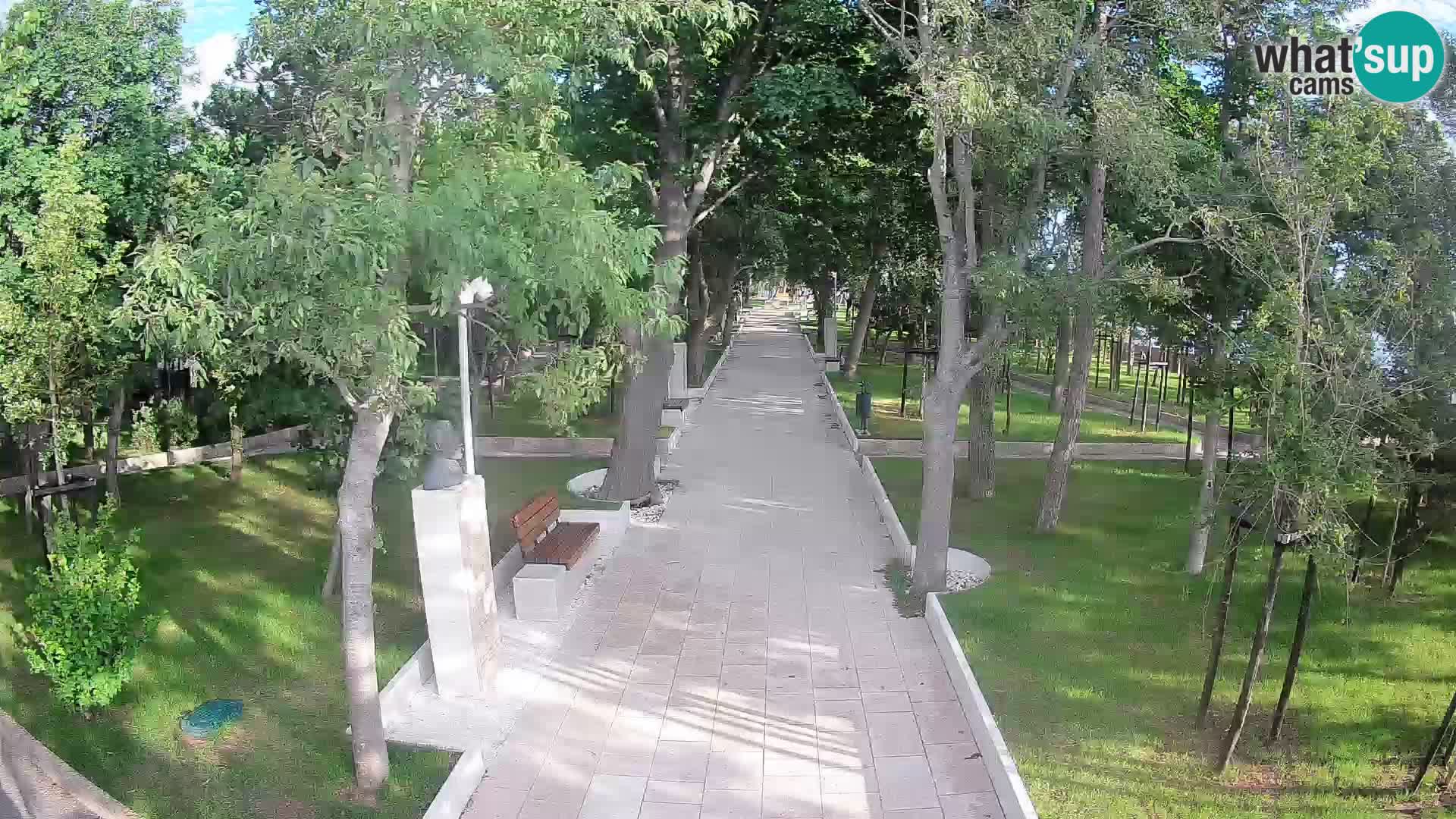 Webcam Schriftstellerpark Senj – Live am Meer