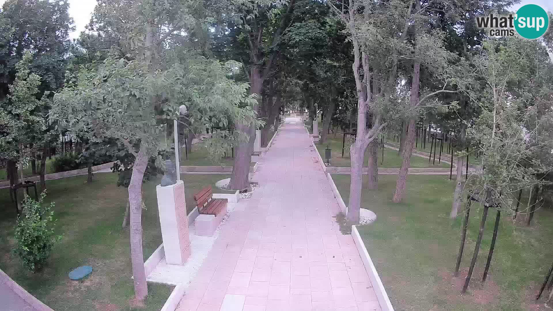 Writers’ Park Webcam Senj – Live by the Sea