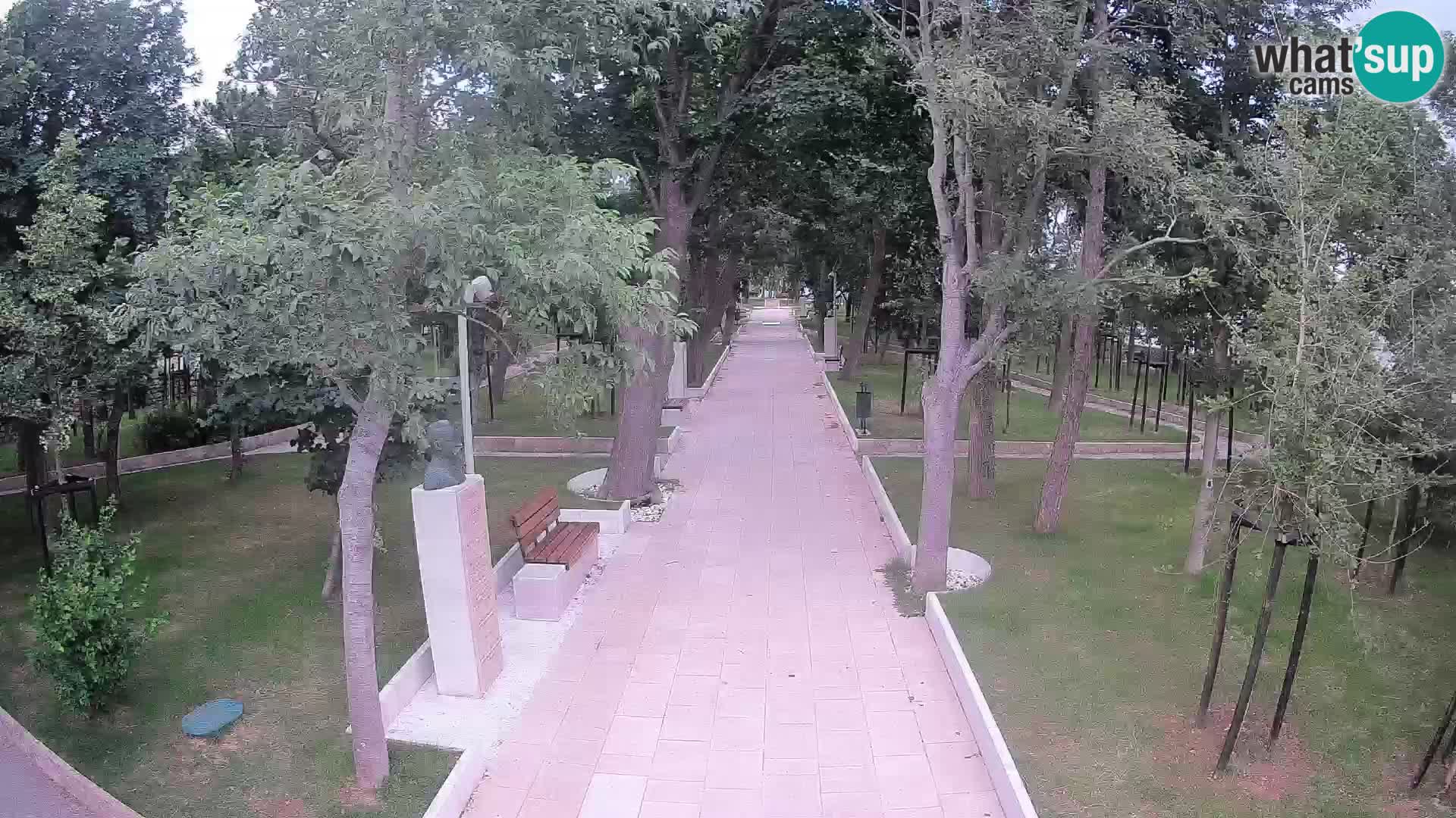 Writers’ Park Webcam Senj – Live by the Sea