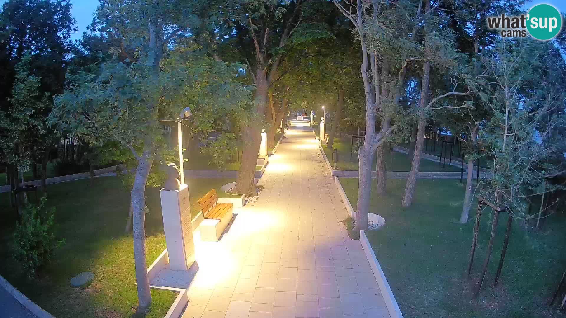 Writers’ Park Webcam Senj – Live by the Sea
