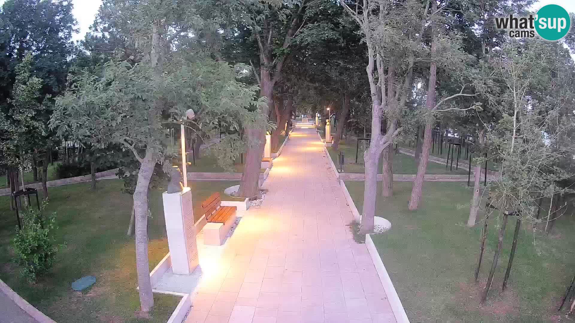 Writers’ Park Webcam Senj – Live by the Sea