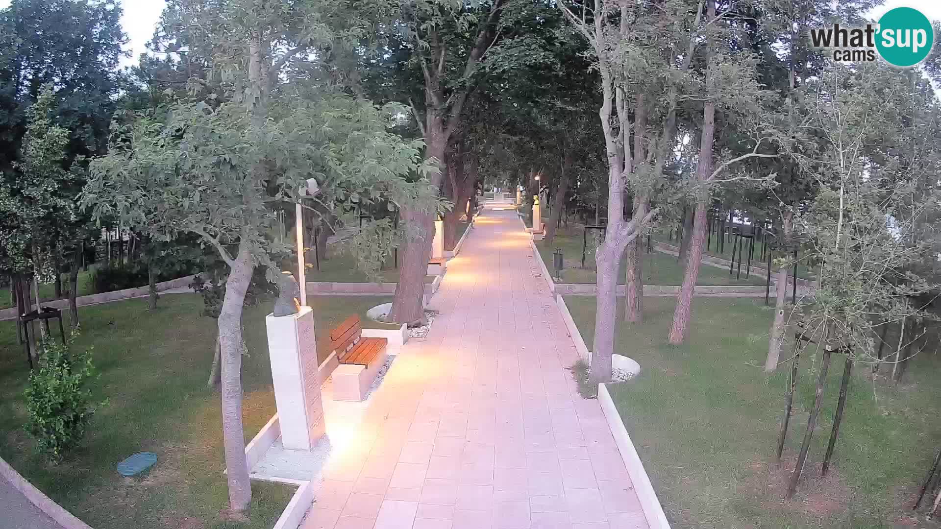 Webcam Schriftstellerpark Senj – Live am Meer