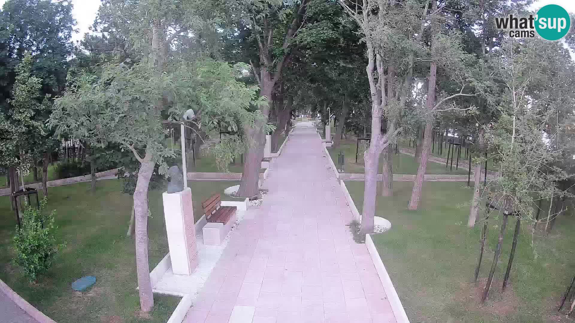 Writers’ Park Webcam Senj – Live by the Sea