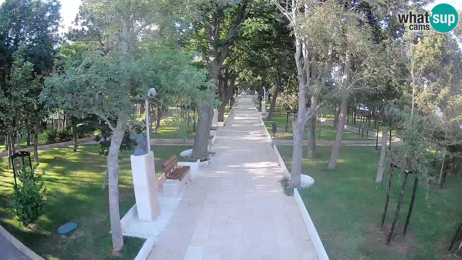 Writers’ Park Webcam Senj – Live by the Sea
