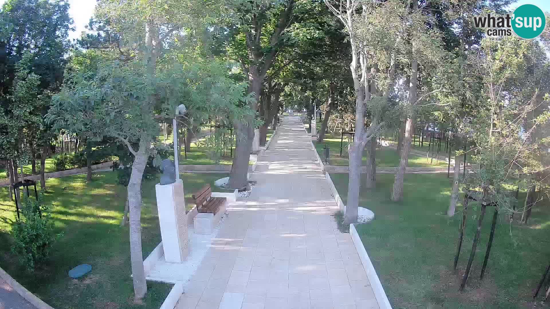 Writers’ Park Webcam Senj – Live by the Sea