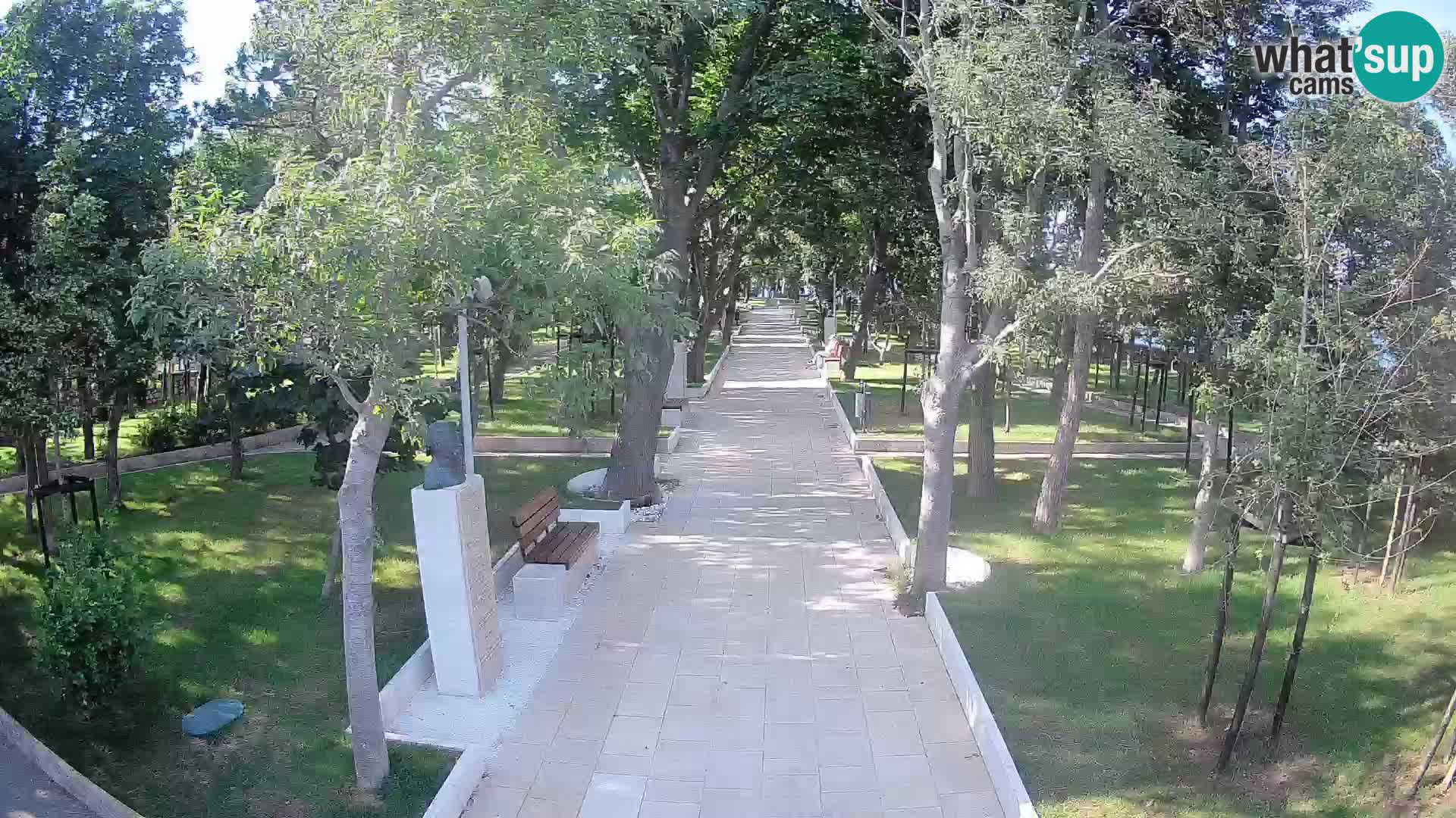 Writers’ Park Webcam Senj – Live by the Sea