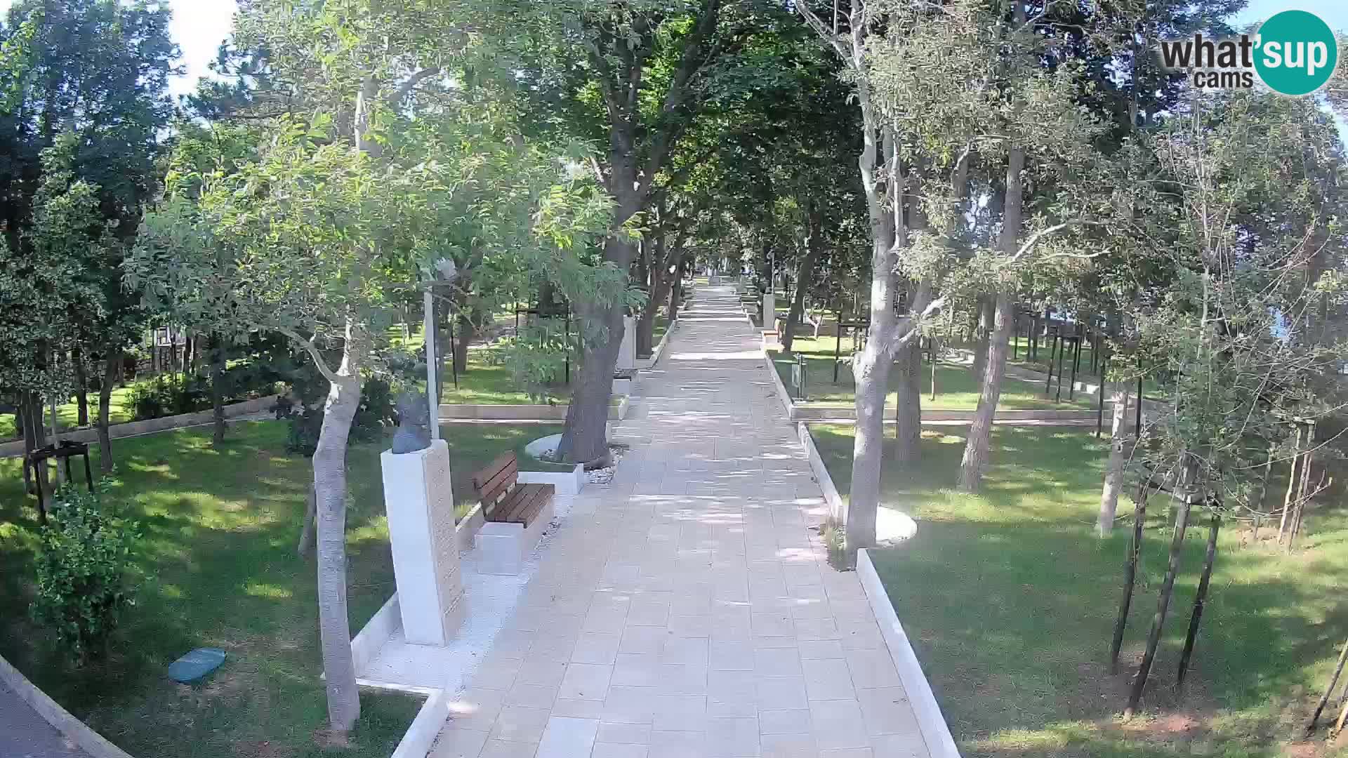 Writers’ Park Webcam Senj – Live by the Sea