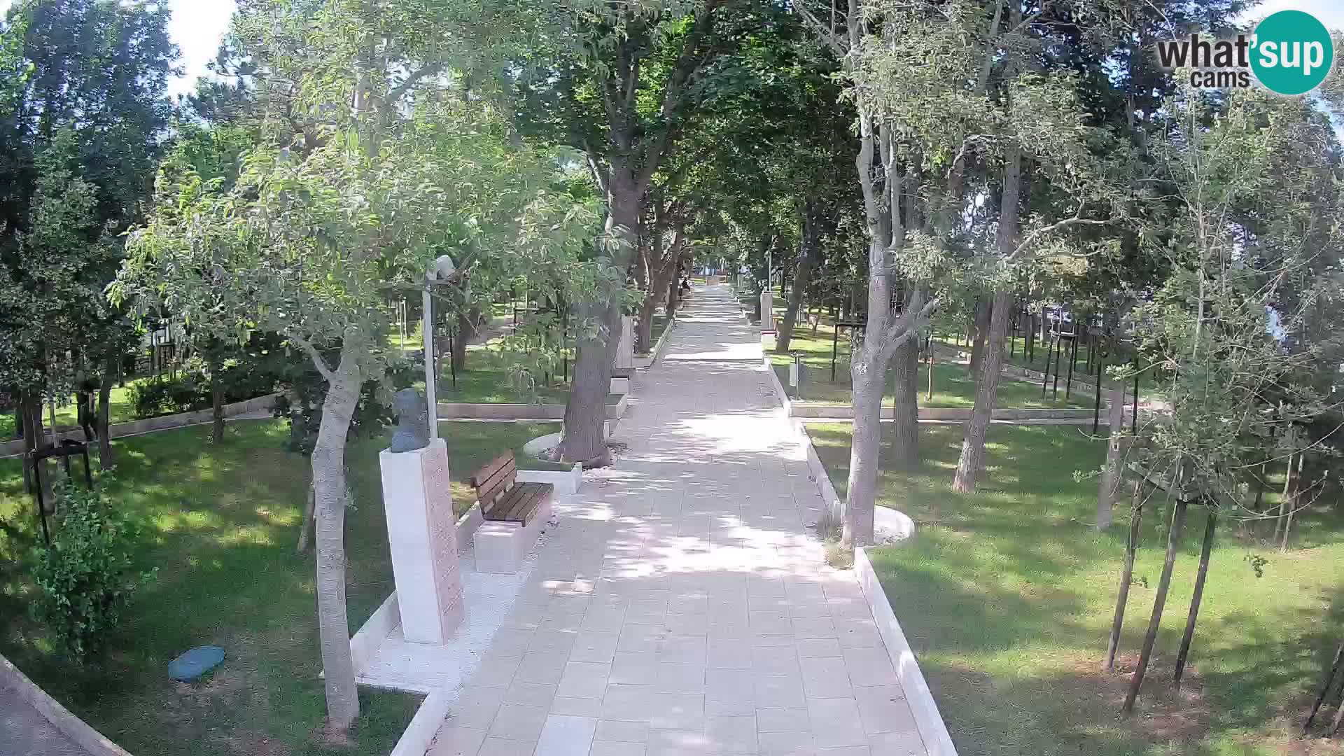 Writers’ Park Webcam Senj – Live by the Sea