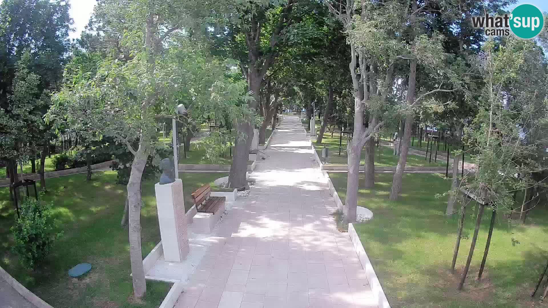 Webcam Schriftstellerpark Senj – Live am Meer