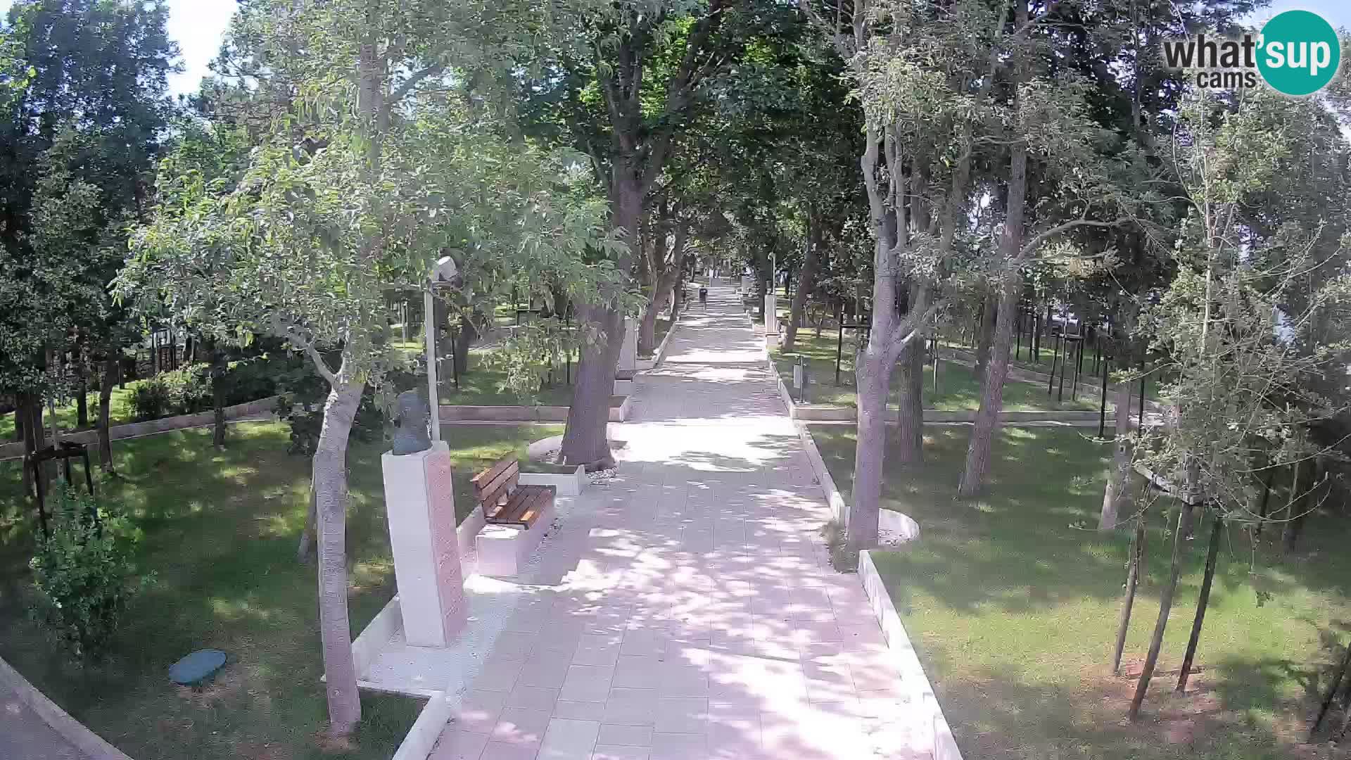 Writers’ Park Webcam Senj – Live by the Sea