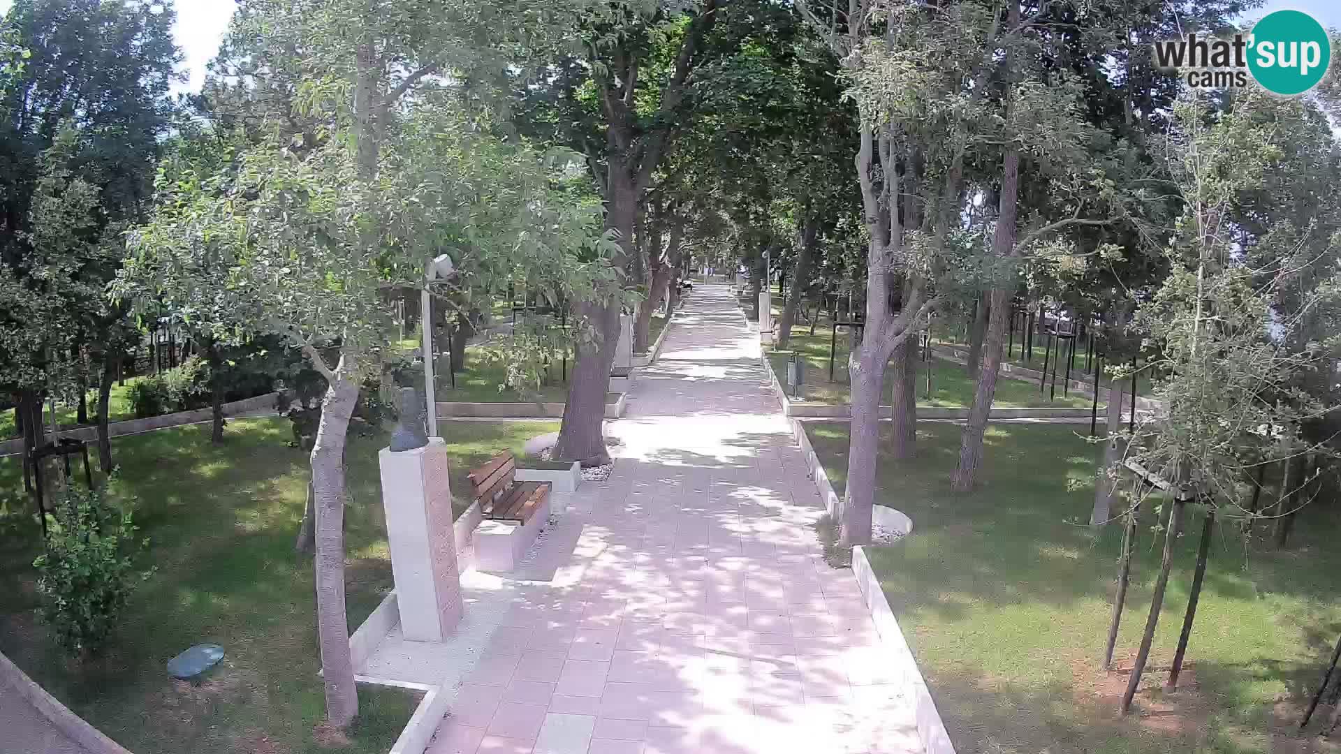 Writers’ Park Webcam Senj – Live by the Sea