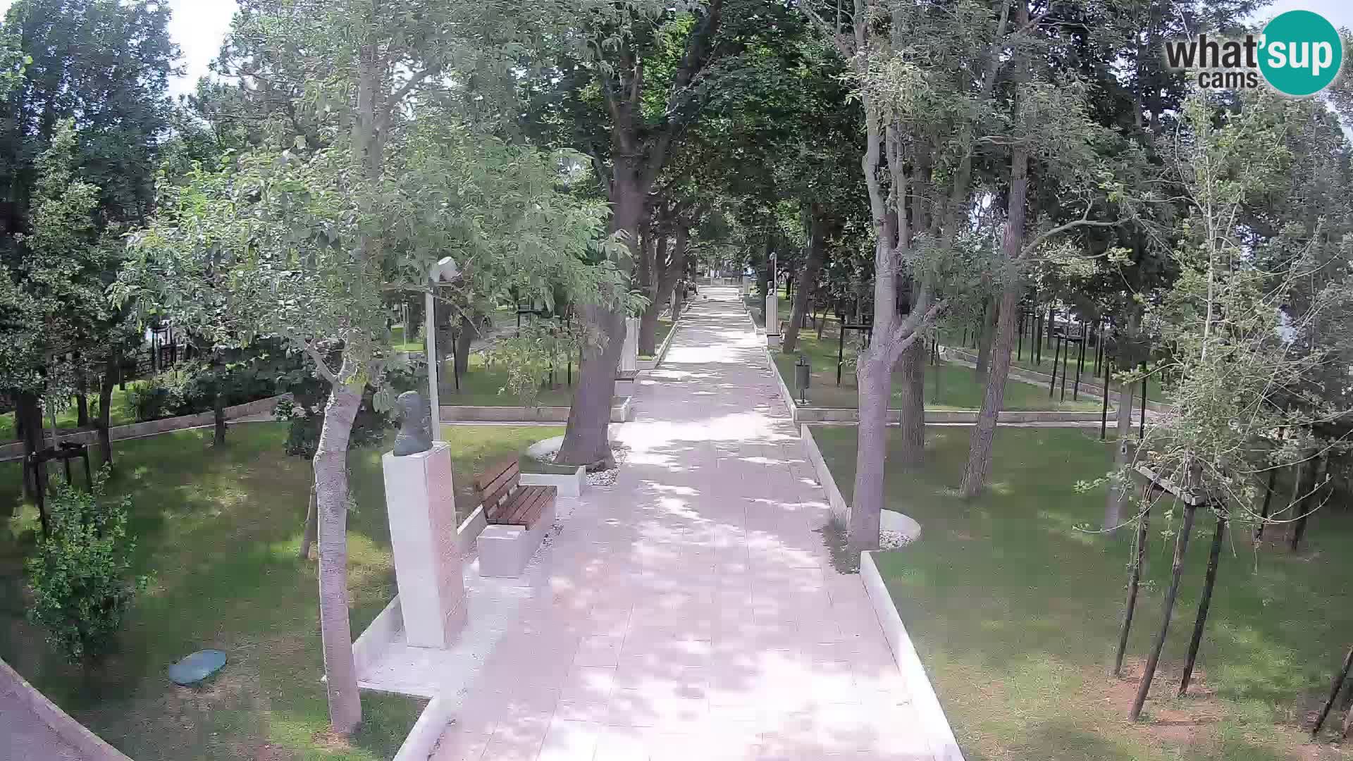 Webcam Schriftstellerpark Senj – Live am Meer