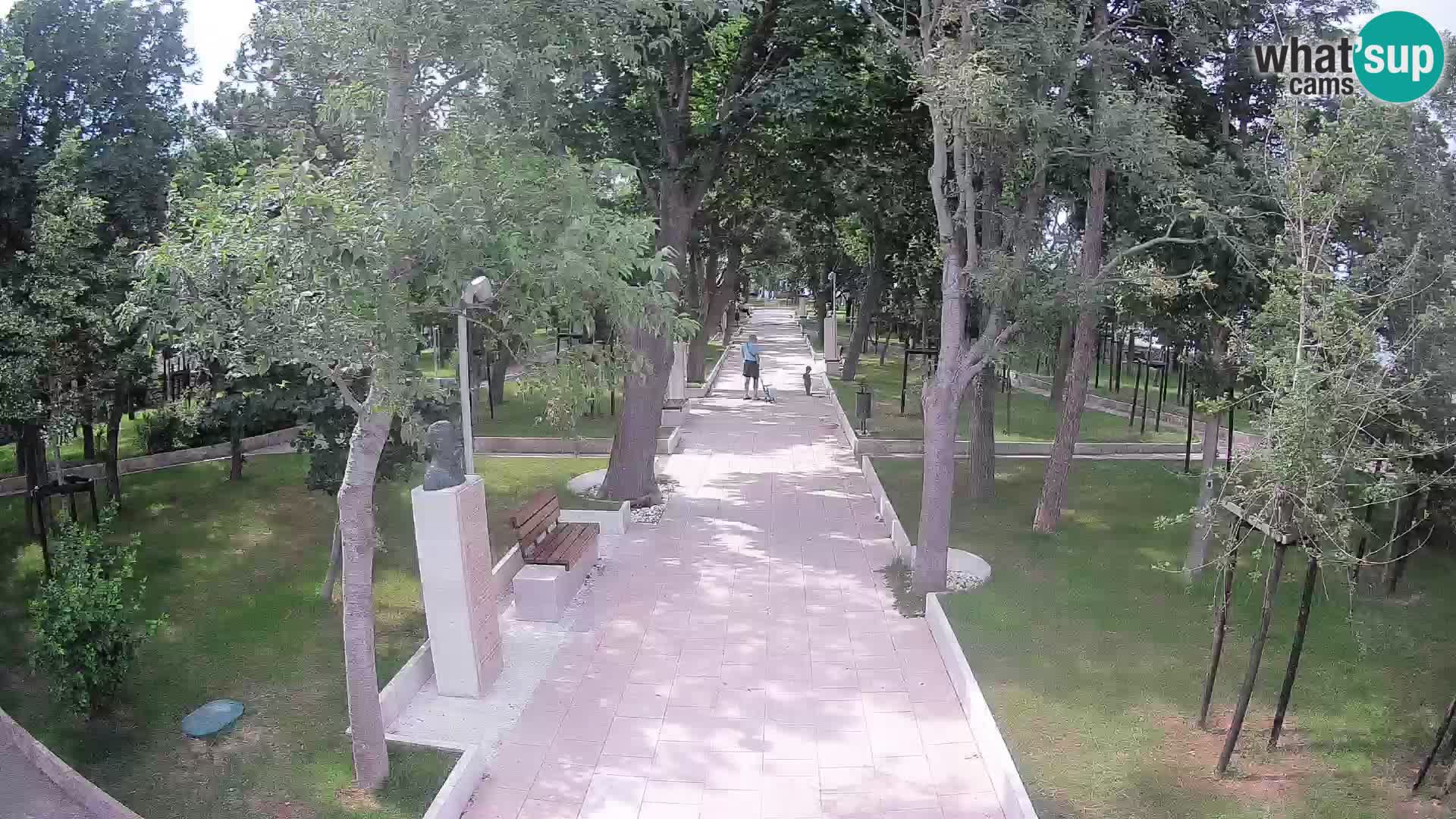 Writers’ Park Webcam Senj – Live by the Sea