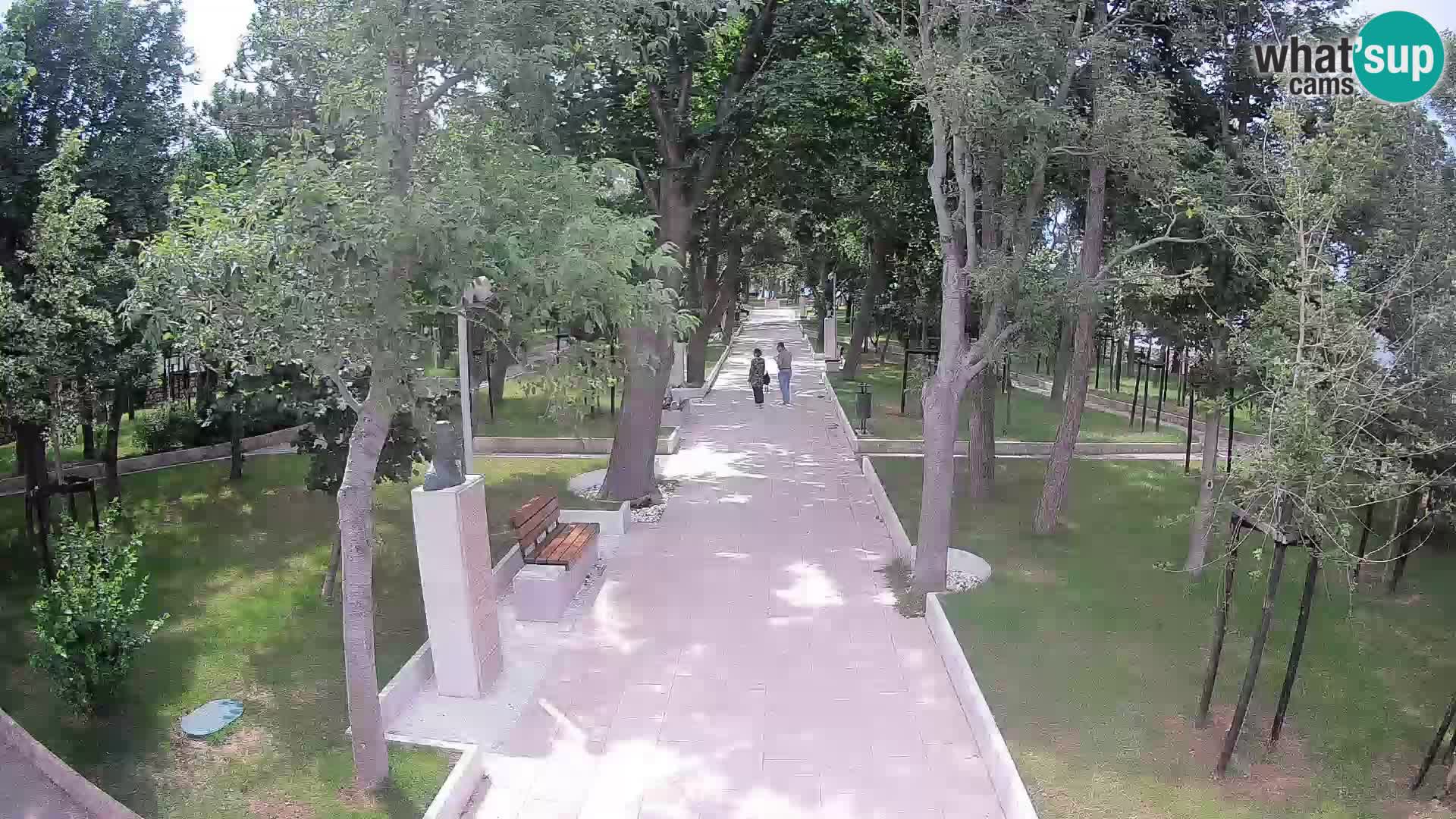 Writers’ Park Webcam Senj – Live by the Sea