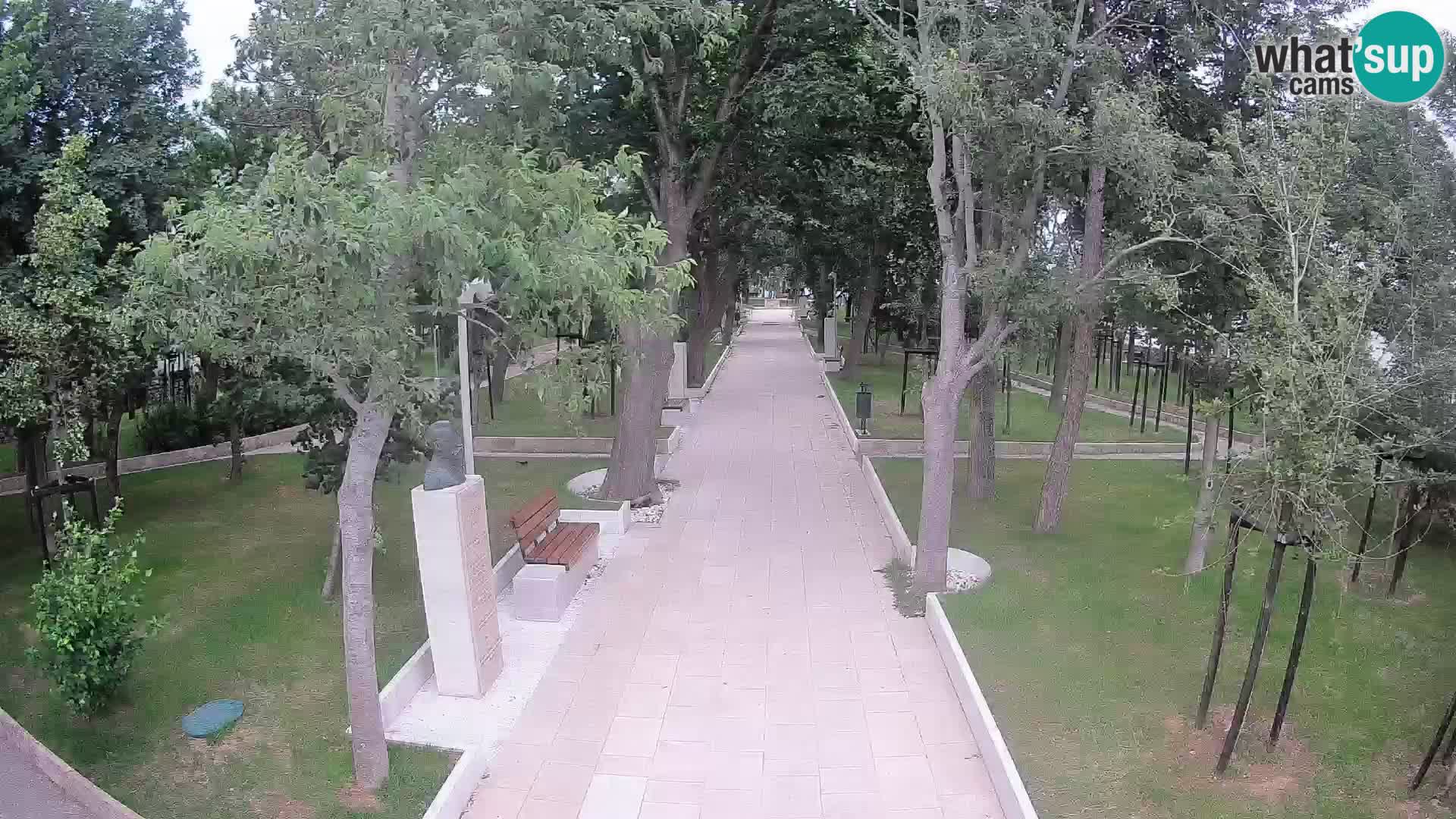 Writers’ Park Webcam Senj – Live by the Sea