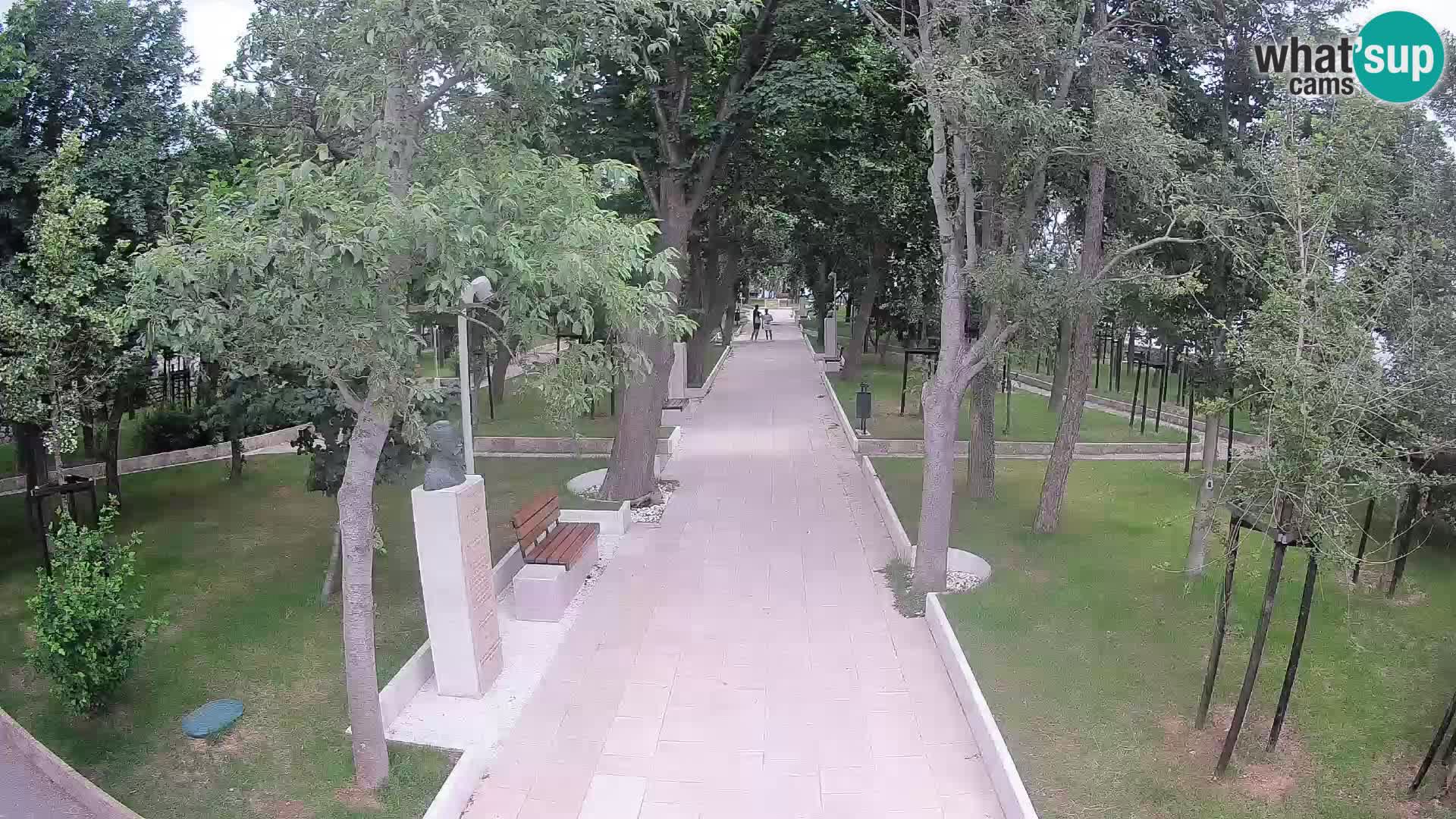 Writers’ Park Webcam Senj – Live by the Sea
