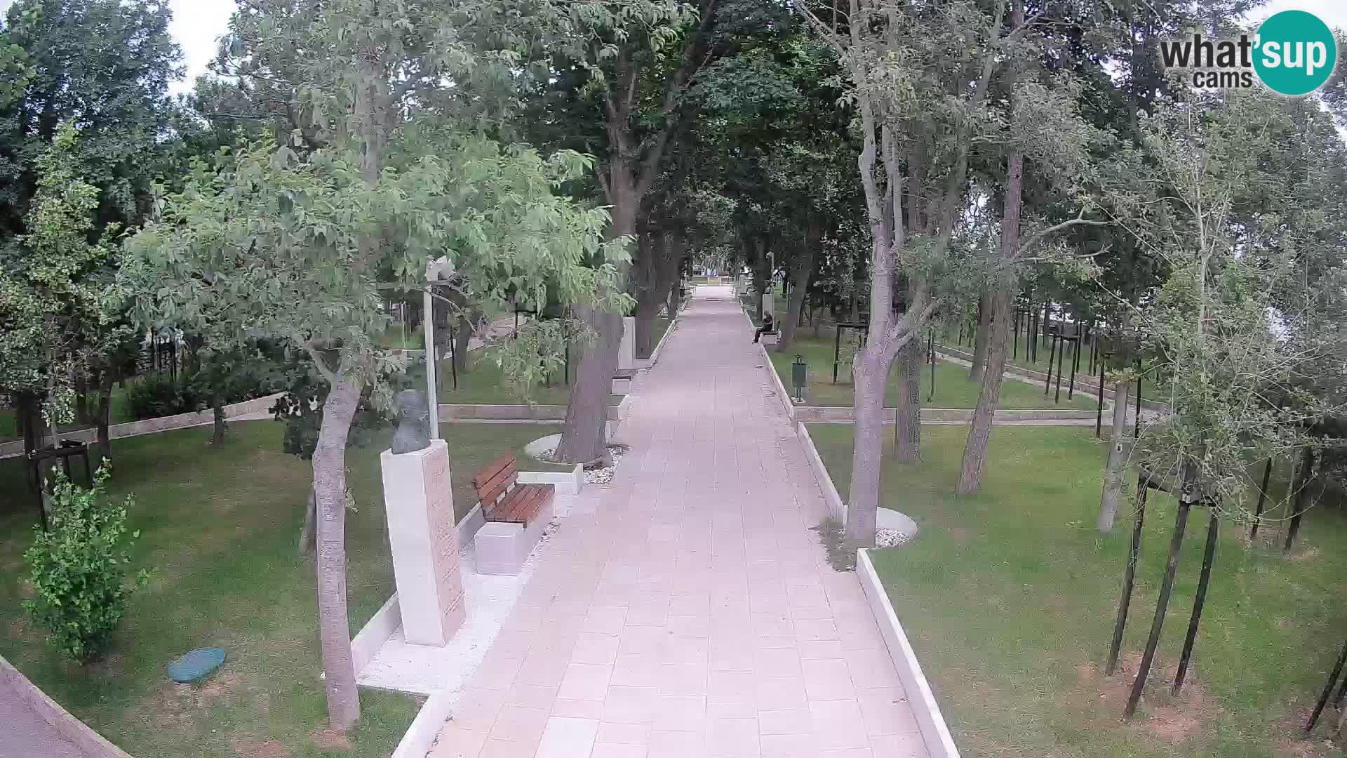 Writers’ Park Webcam Senj – Live by the Sea