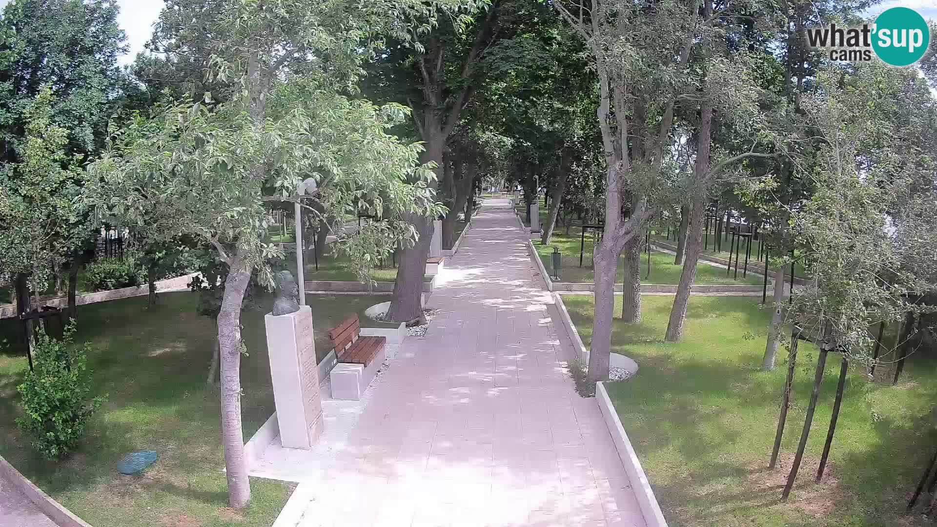 Writers’ Park Webcam Senj – Live by the Sea