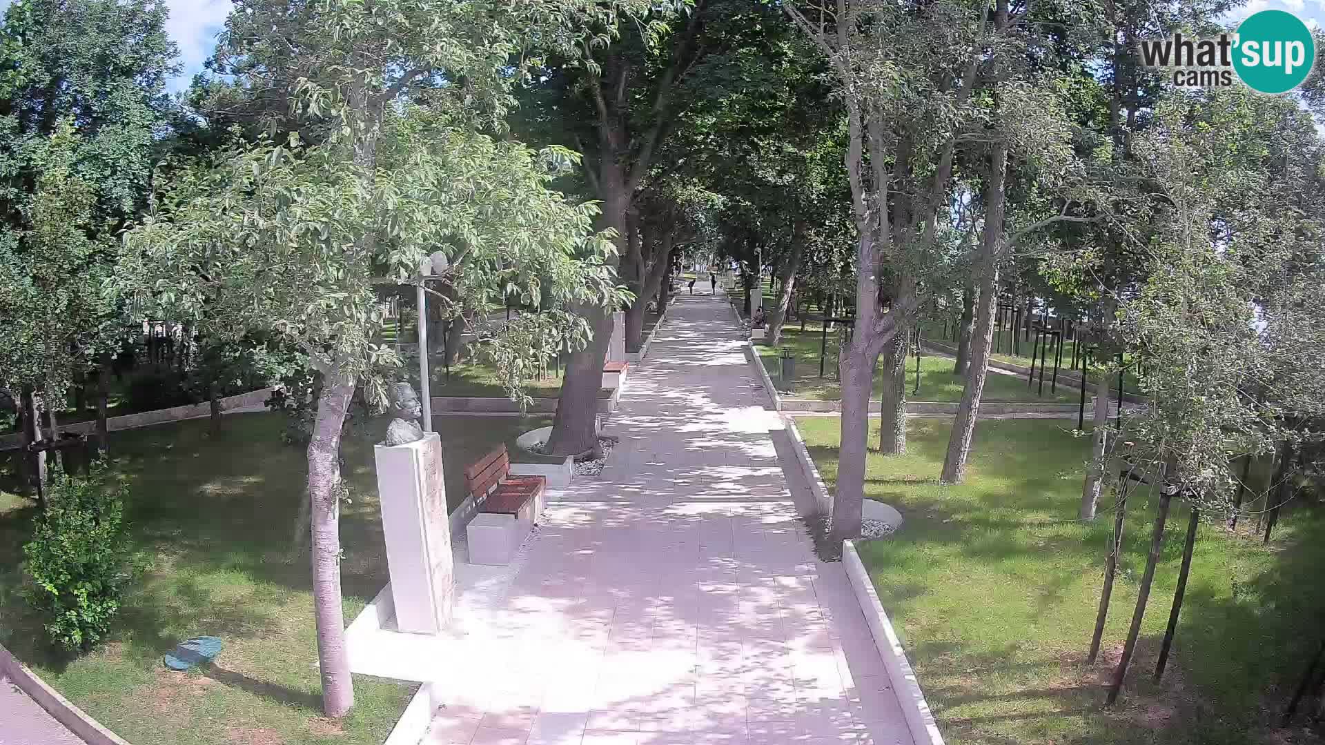 Writers’ Park Webcam Senj – Live by the Sea